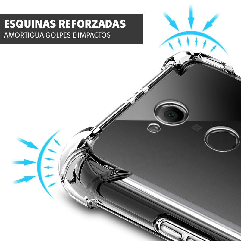 FUNDA PROTECTOR PARA HONOR MAGIC 7 LITE - TRANSPARENTE ANTI IMPACTO - 2