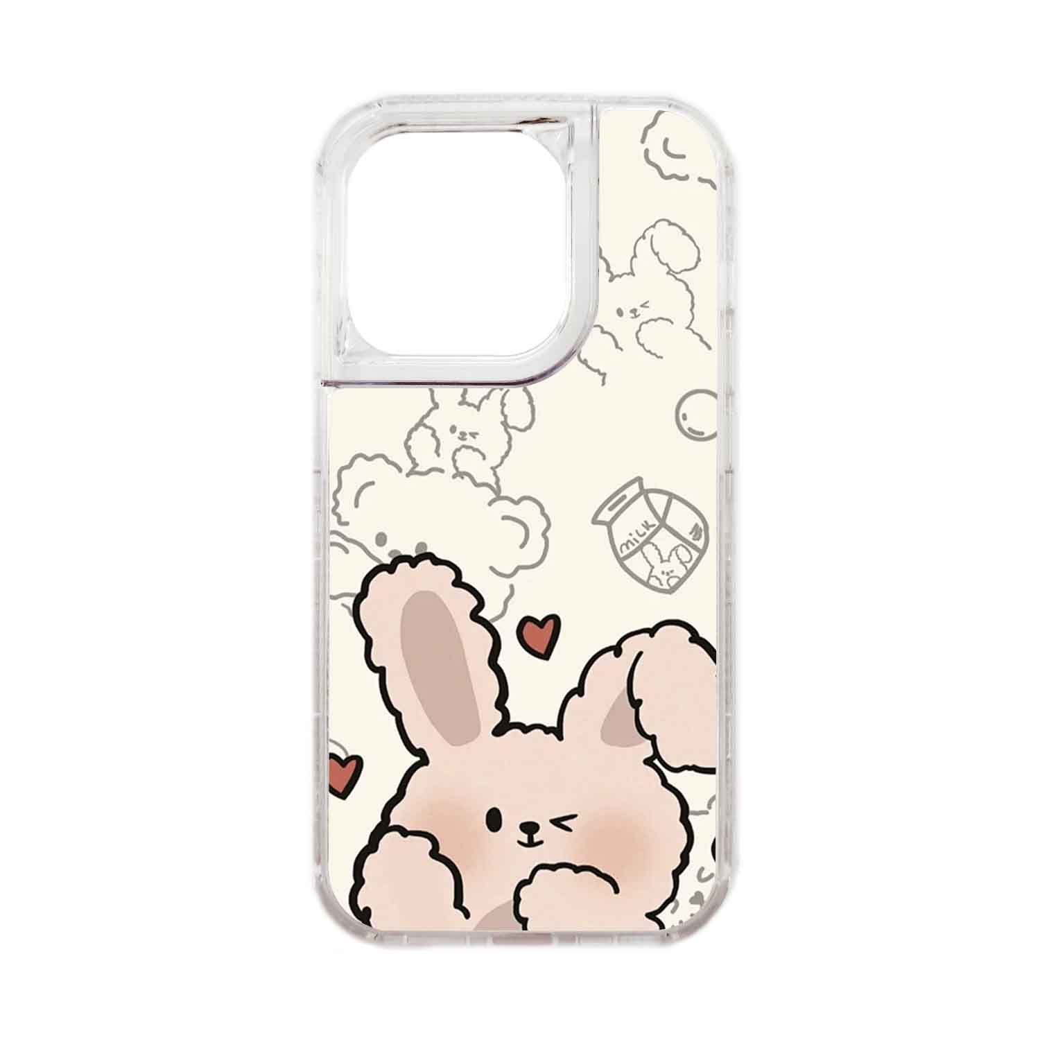 FUNDA PROTECTOR CASE 360 PARA IPHONE 15 PRO - TRANSPARENTE - 1
