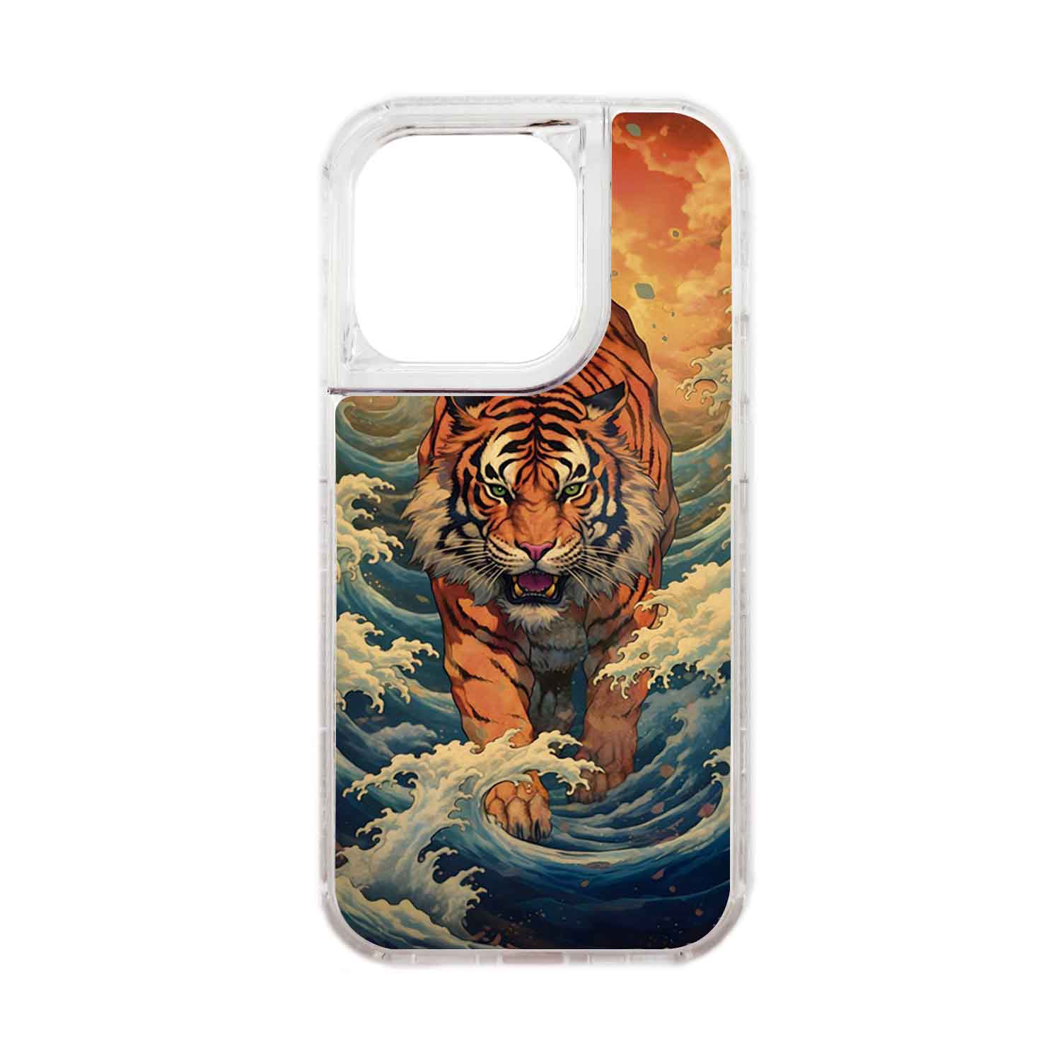 FUNDA PROTECTOR CASE 360 PARA IPHONE 15 PRO - TRANSPARENTE - 1