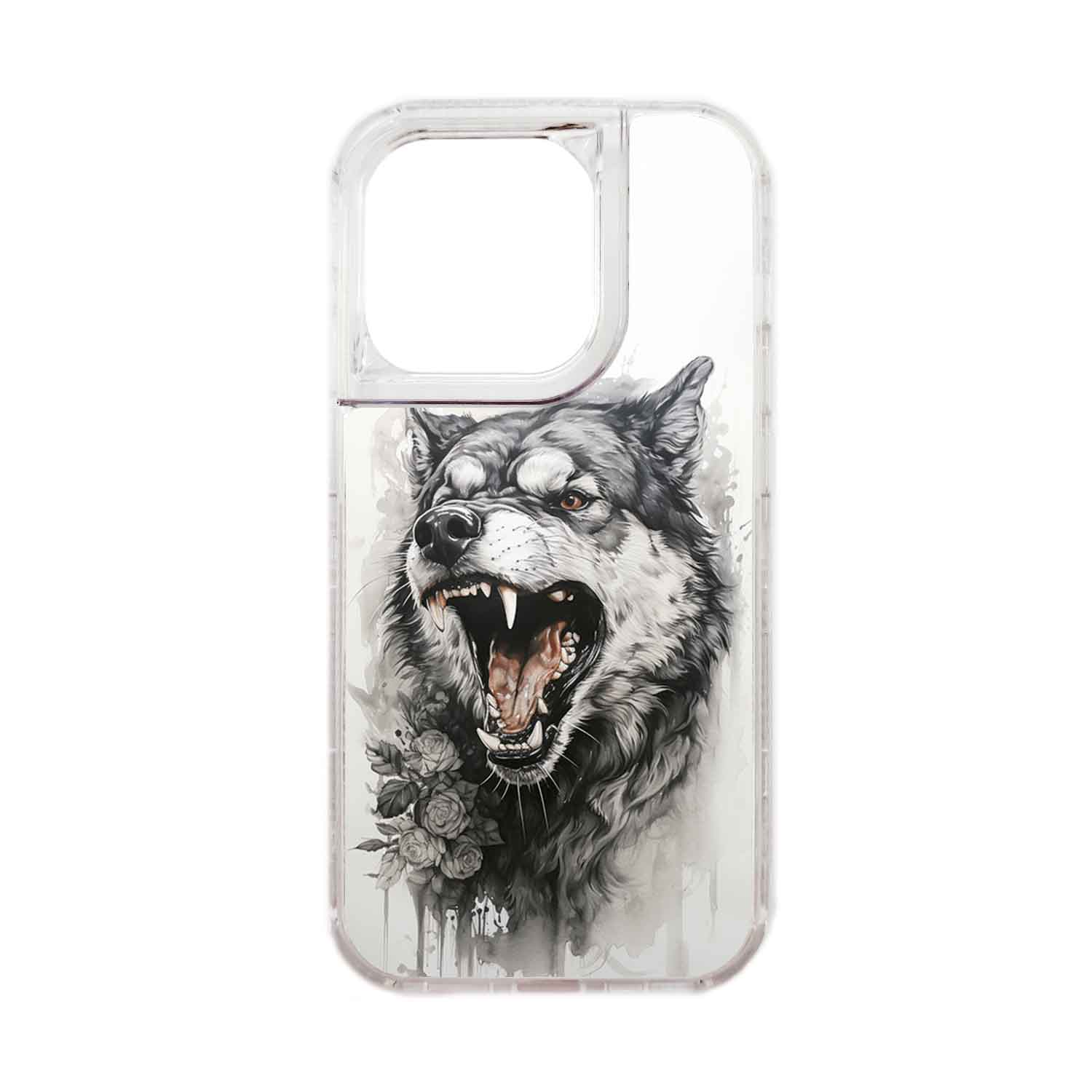 FUNDA PROTECTOR CASE 360 PARA IPHONE 15 PRO - TRANSPARENTE - 1