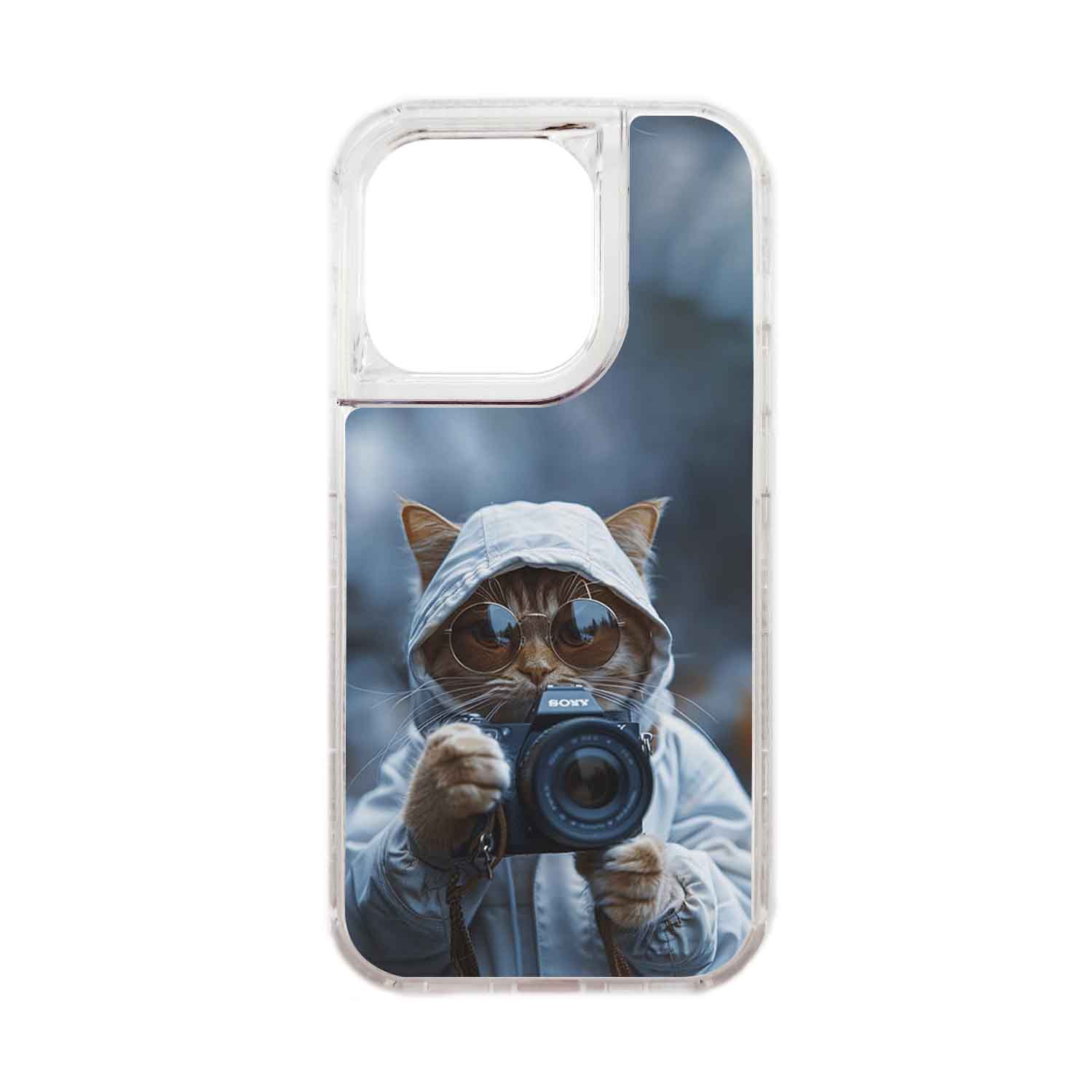 FUNDA PROTECTOR CASE 360 PARA IPHONE 15 PRO - TRANSPARENTE - 1