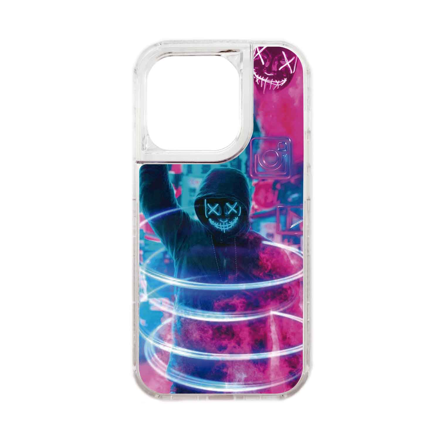 FUNDA PROTECTOR CASE 360 PARA IPHONE 15 PRO - TRANSPARENTE - 1