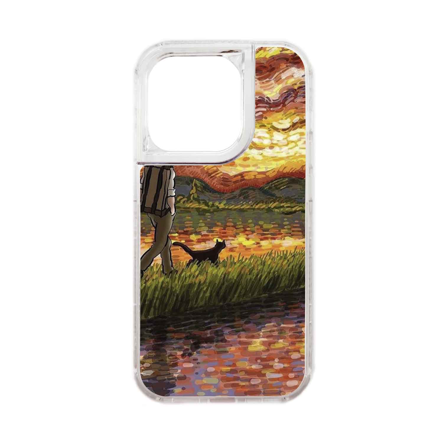 FUNDA PROTECTOR CASE 360 PARA IPHONE 15 PRO - TRANSPARENTE - 1