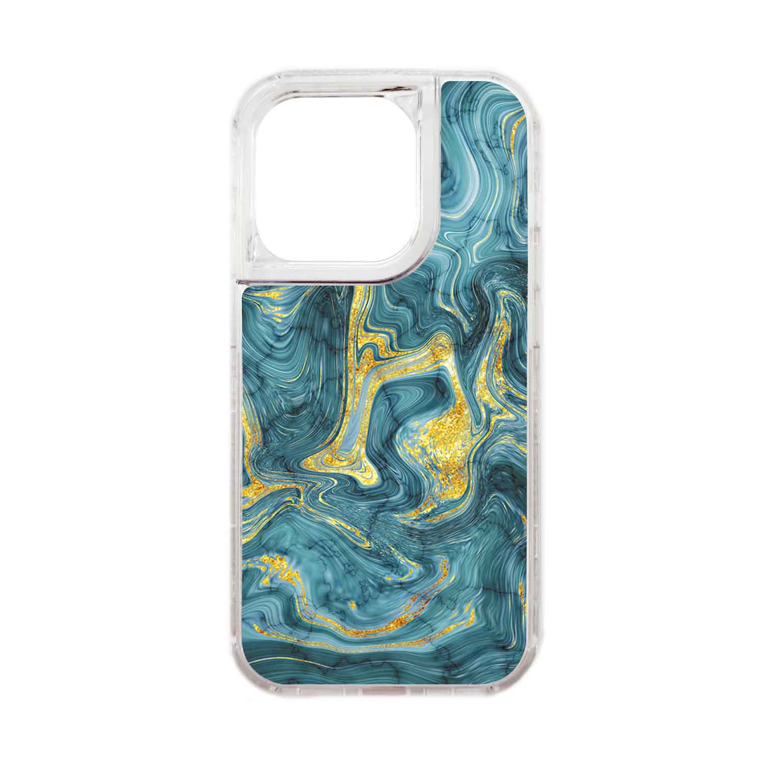FUNDA PROTECTOR CASE 360 PARA IPHONE 15 PRO - TRANSPARENTE - 1
