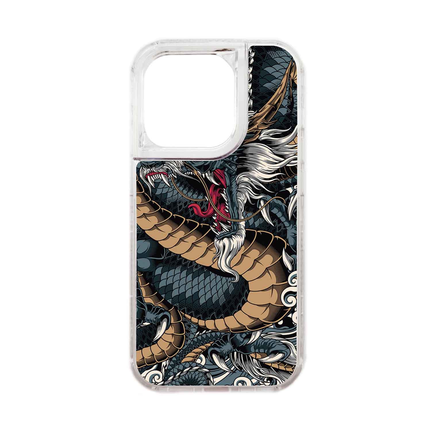 FUNDA PROTECTOR CASE 360 PARA IPHONE 15 PRO - TRANSPARENTE - 1