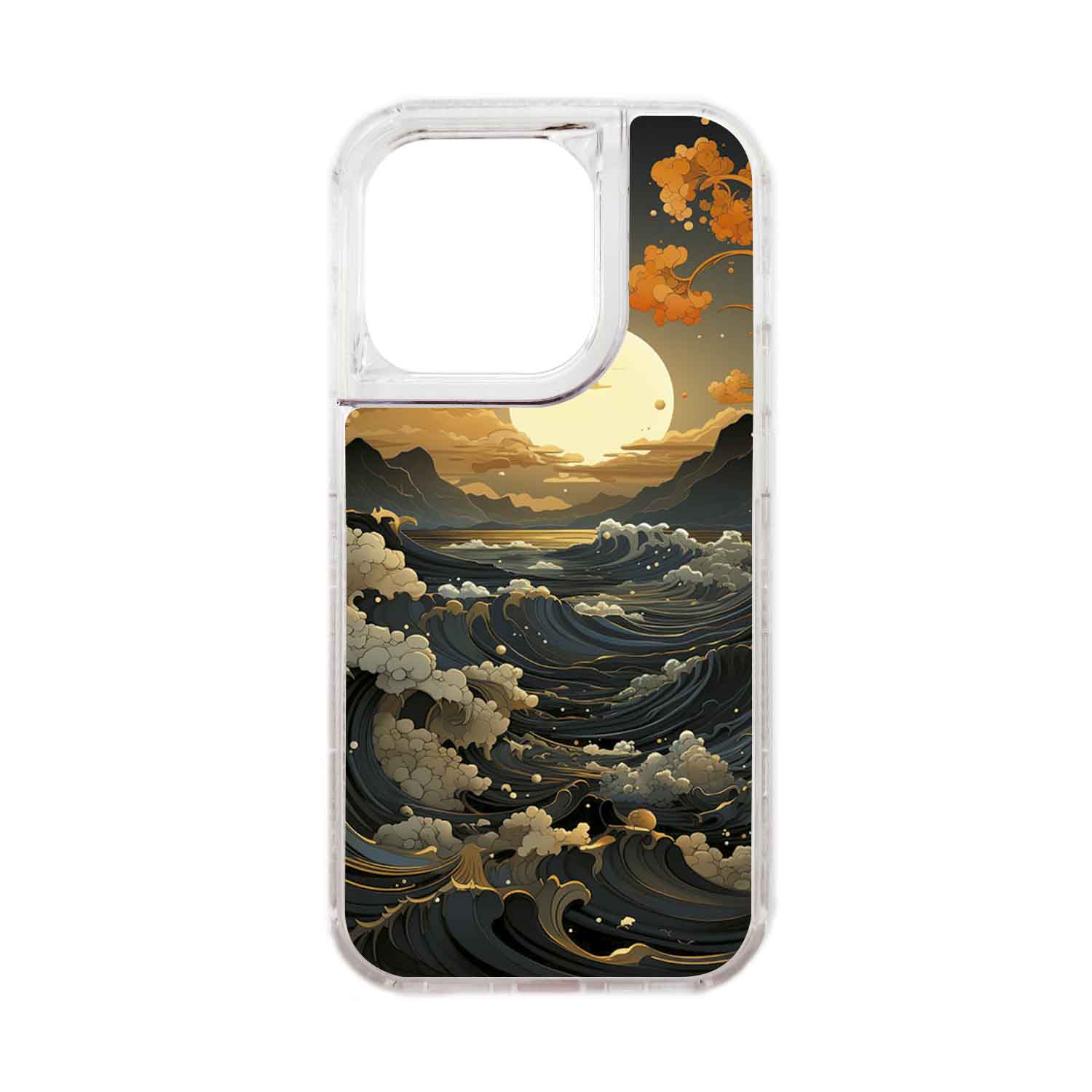 FUNDA PROTECTOR CASE 360 PARA IPHONE 15 PRO - TRANSPARENTE - 1