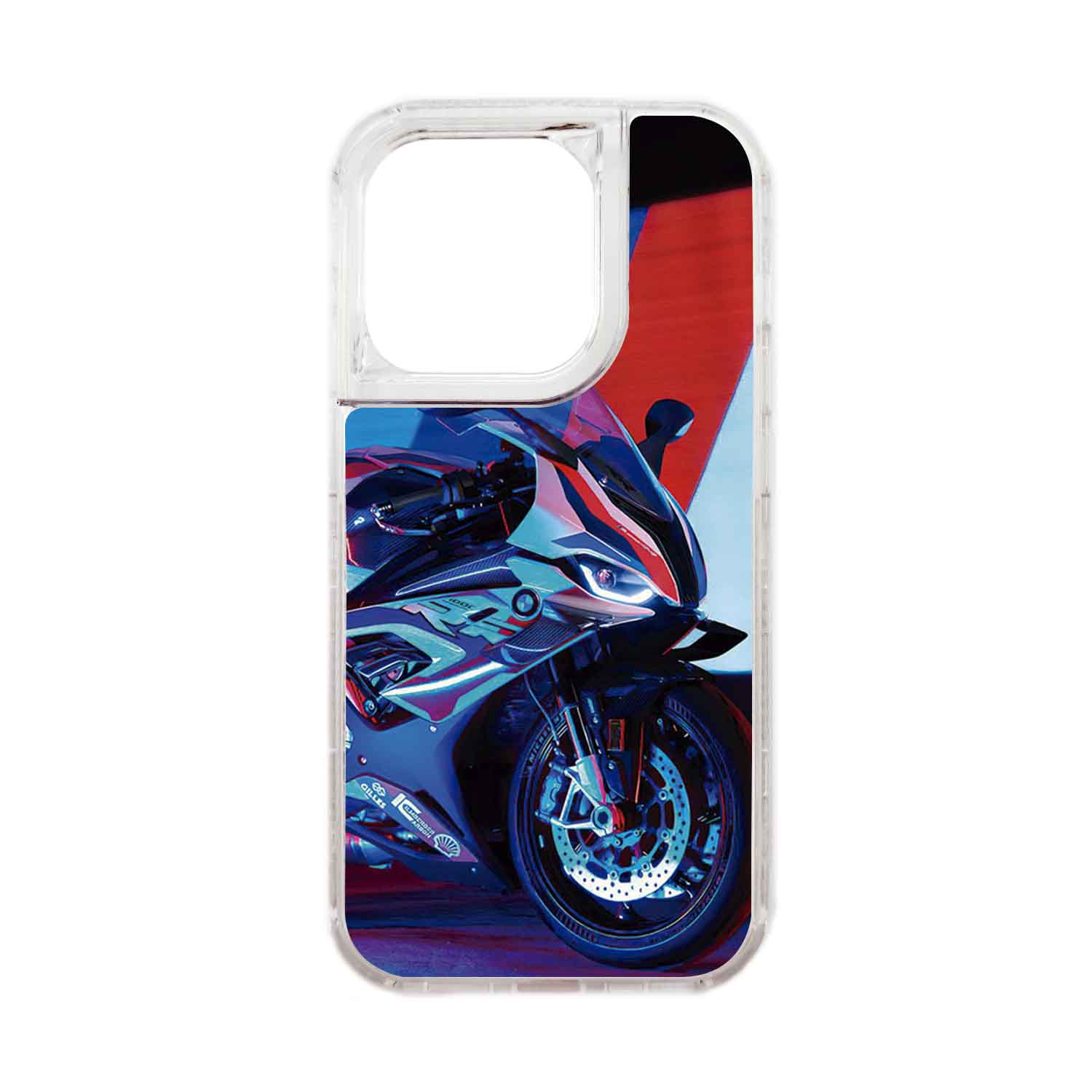 FUNDA PROTECTOR CASE 360 PARA IPHONE 15 PRO - TRANSPARENTE - 1