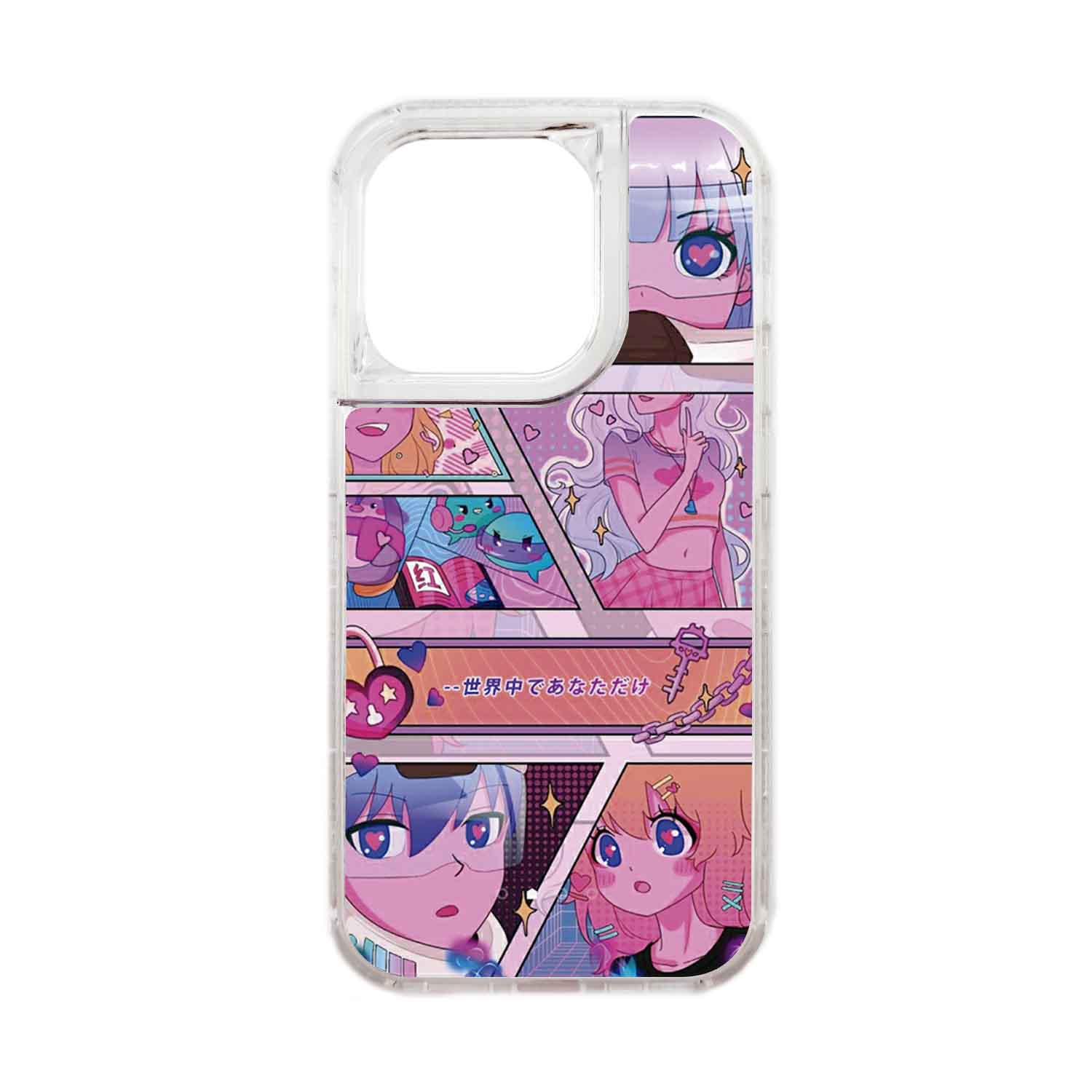 FUNDA PROTECTOR CASE 360 PARA IPHONE 15 PRO - TRANSPARENTE - 1