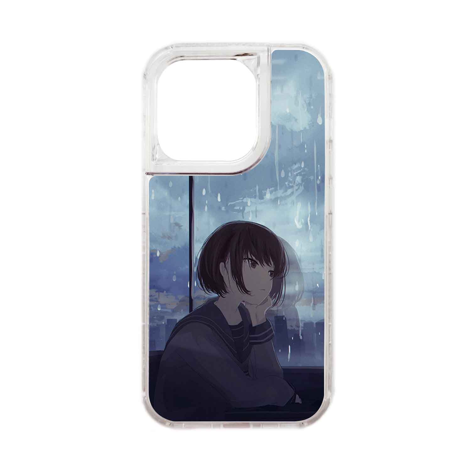 FUNDA PROTECTOR CASE 360 PARA IPHONE 15 PRO - TRANSPARENTE - 1
