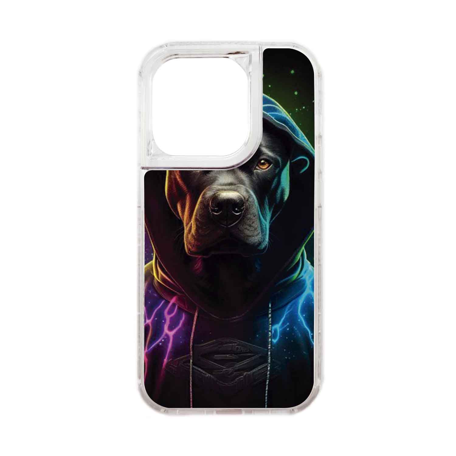 FUNDA PROTECTOR CASE 360 PARA IPHONE 15 PRO - TRANSPARENTE - 1