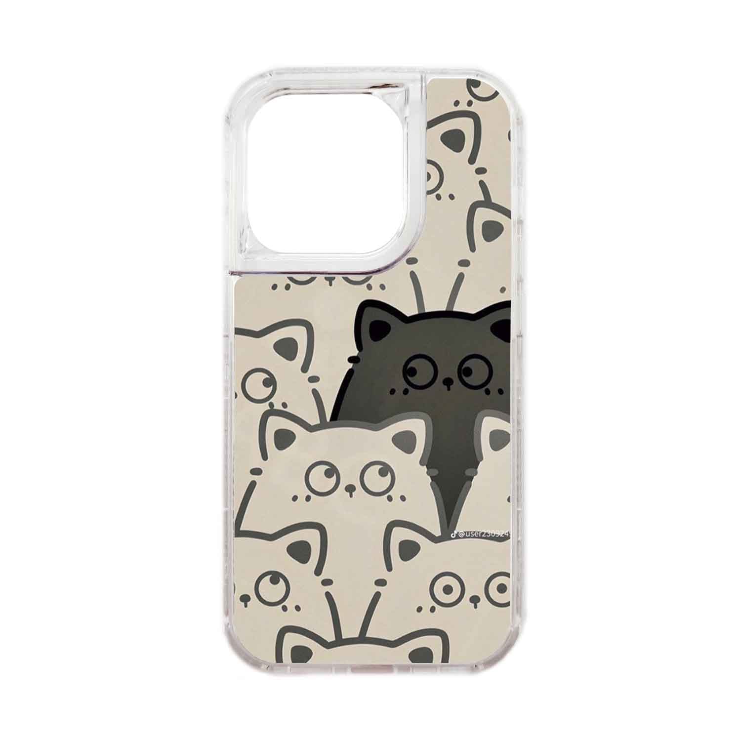FUNDA PROTECTOR CASE 360 PARA IPHONE 15 PRO - TRANSPARENTE - 1