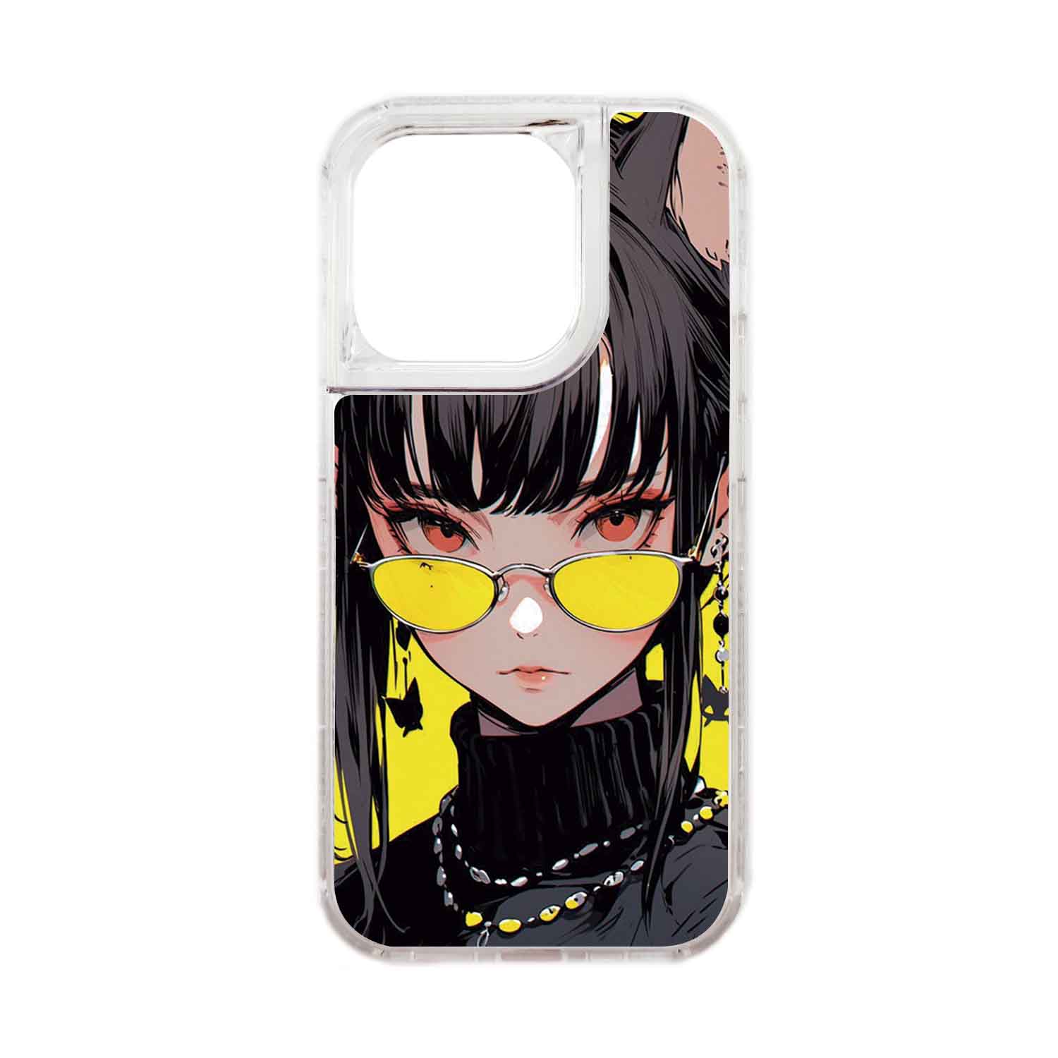 FUNDA PROTECTOR CASE 360 PARA IPHONE 15 PRO - TRANSPARENTE - 1