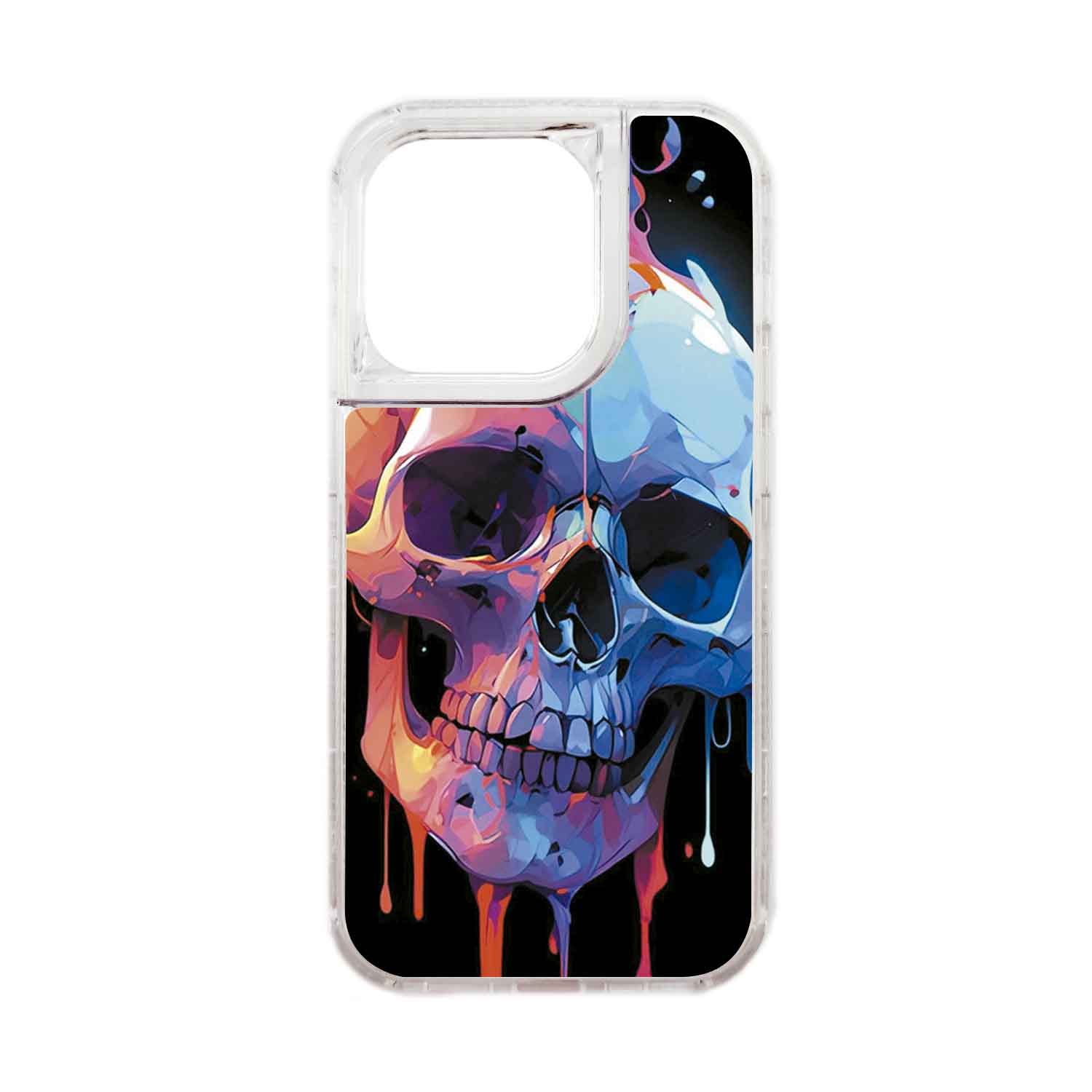 FUNDA PROTECTOR CASE 360 PARA IPHONE 15 PRO - TRANSPARENTE - 1