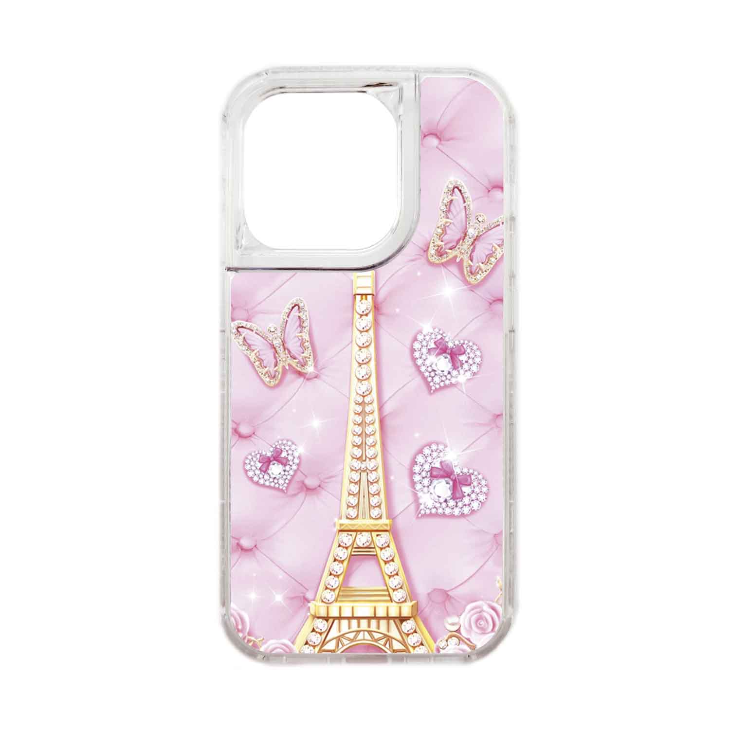 FUNDA PROTECTOR CASE 360 PARA IPHONE 15 PRO - TRANSPARENTE - 1