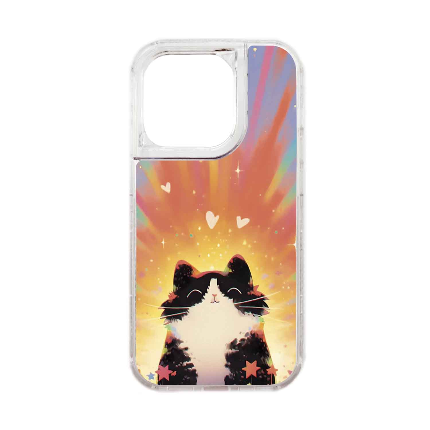 FUNDA PROTECTOR CASE 360 PARA IPHONE 15 PRO - TRANSPARENTE - 1