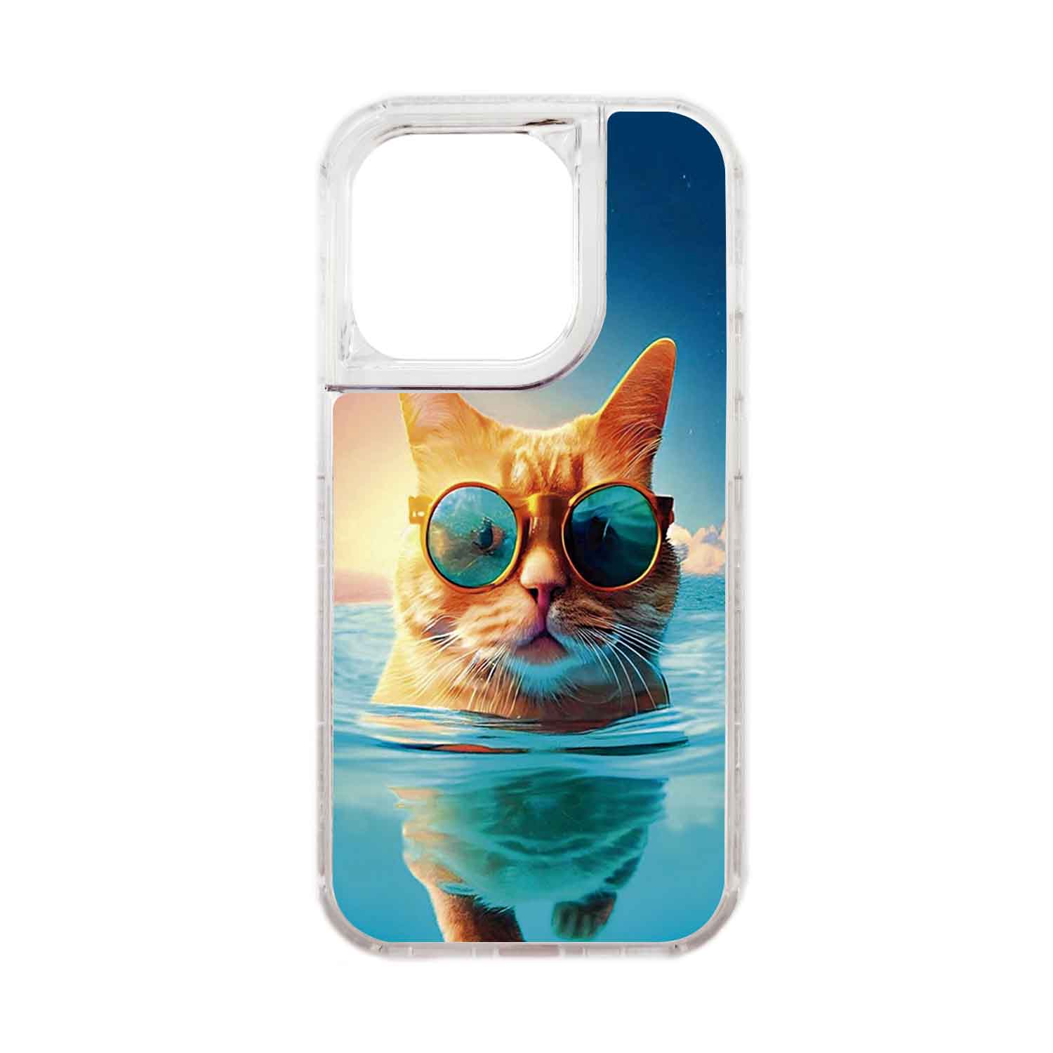 FUNDA PROTECTOR CASE 360 PARA IPHONE 15 PRO - TRANSPARENTE - 1