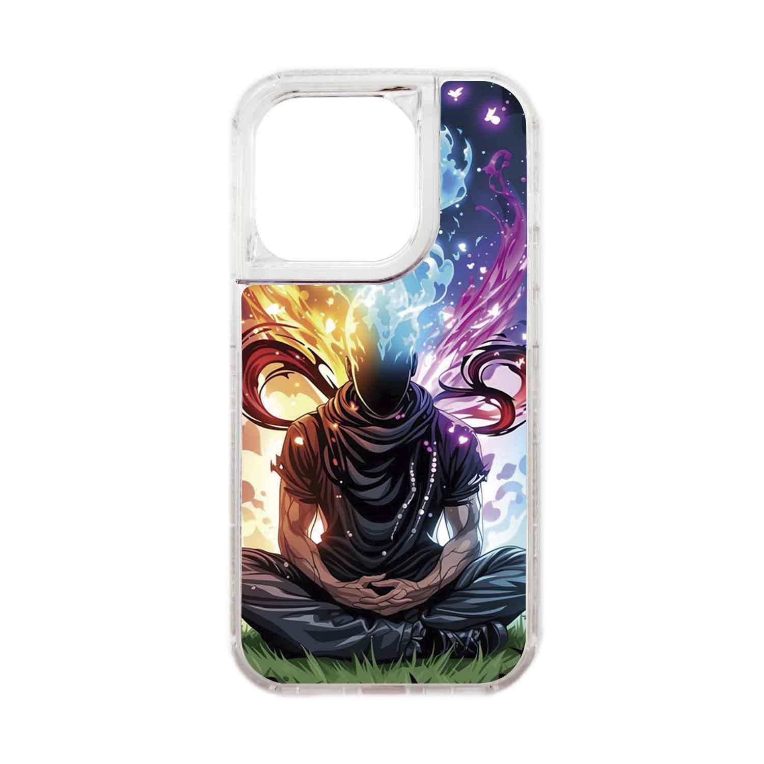 FUNDA PROTECTOR CASE 360 PARA IPHONE 15 PRO - TRANSPARENTE - 1
