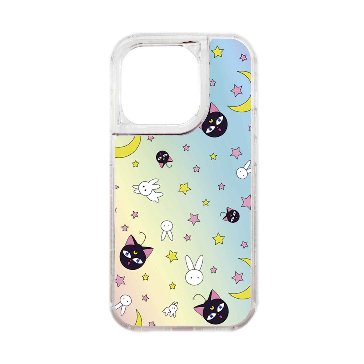 FUNDA PROTECTOR CASE 360 PARA IPHONE 15 PRO - TRANSPARENTE - 1