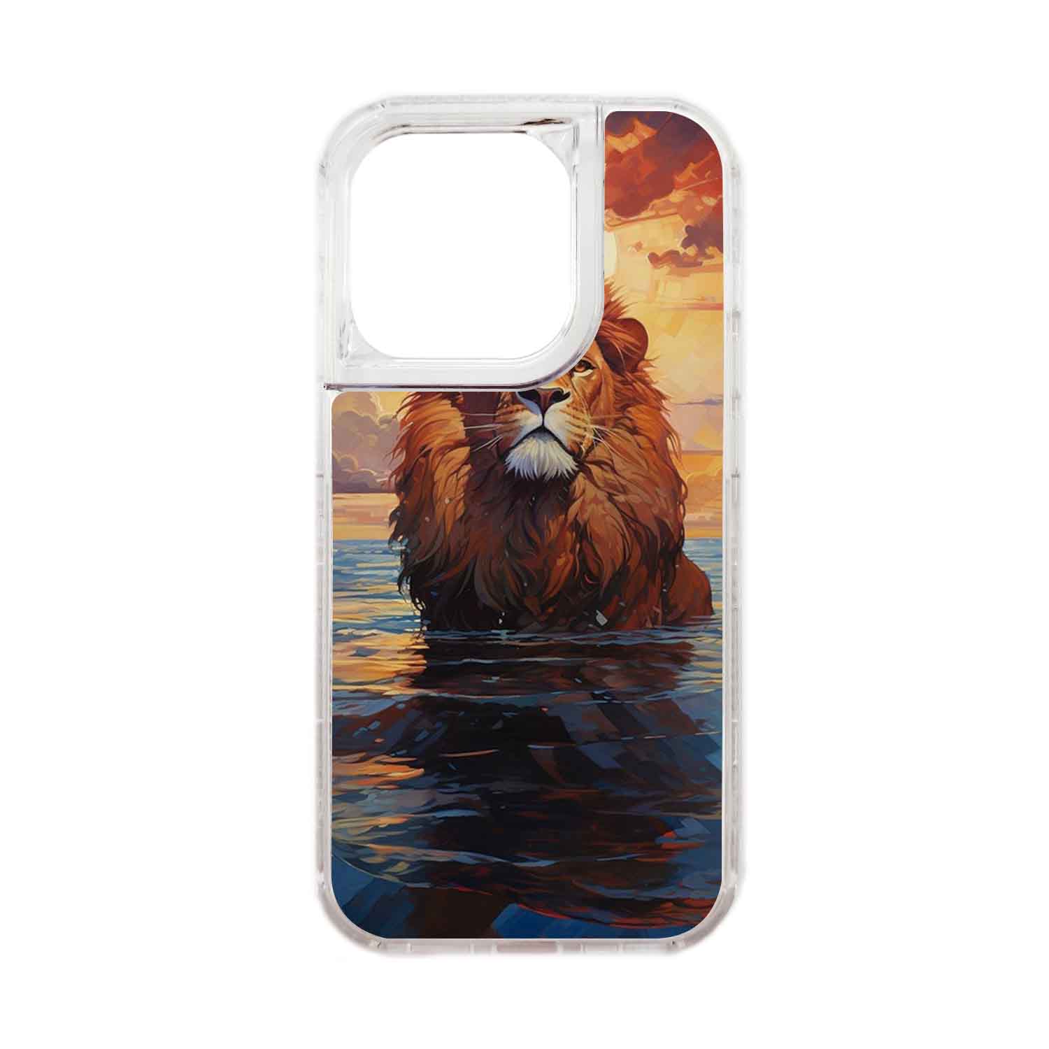 FUNDA PROTECTOR CASE 360 PARA IPHONE 15 PRO - TRANSPARENTE - 1