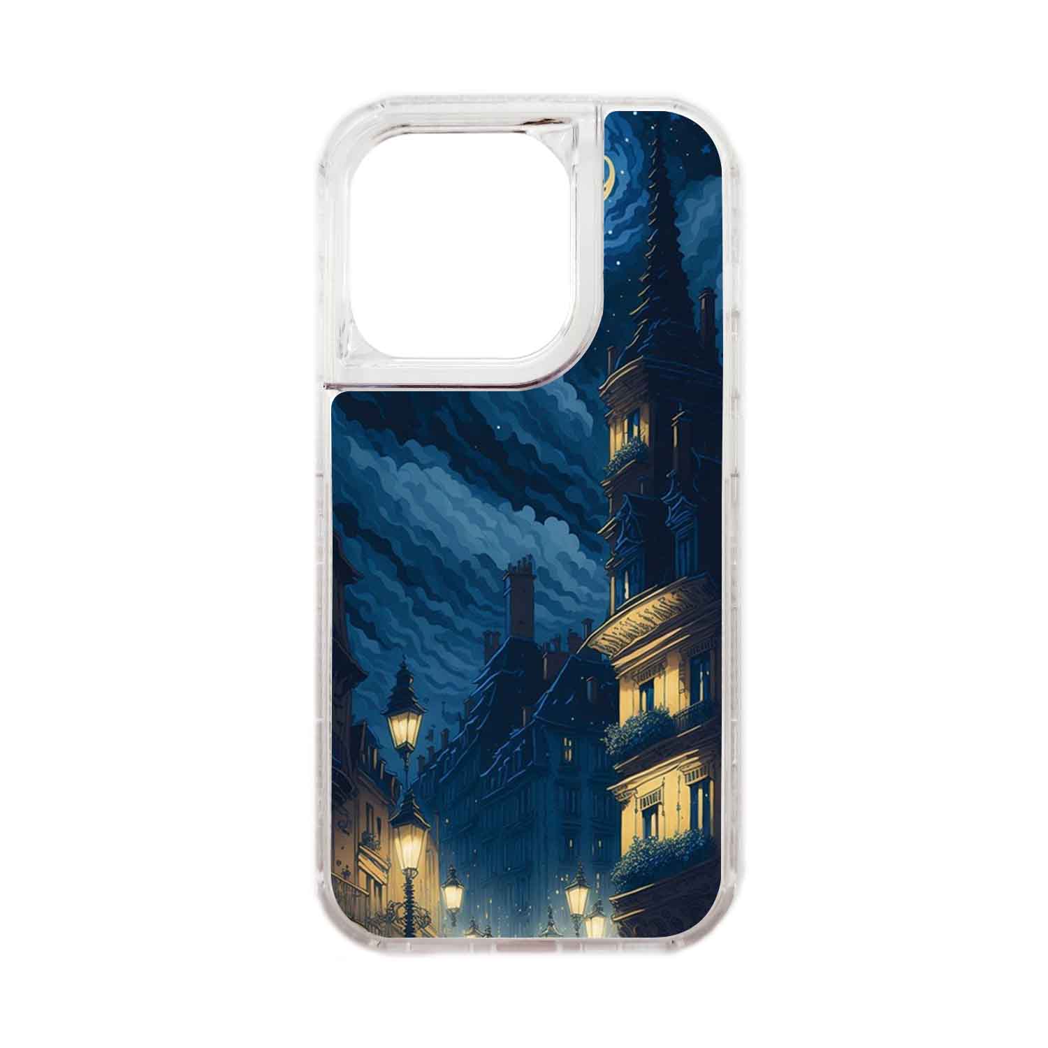FUNDA PROTECTOR CASE 360 PARA IPHONE 15 PRO - TRANSPARENTE - 1