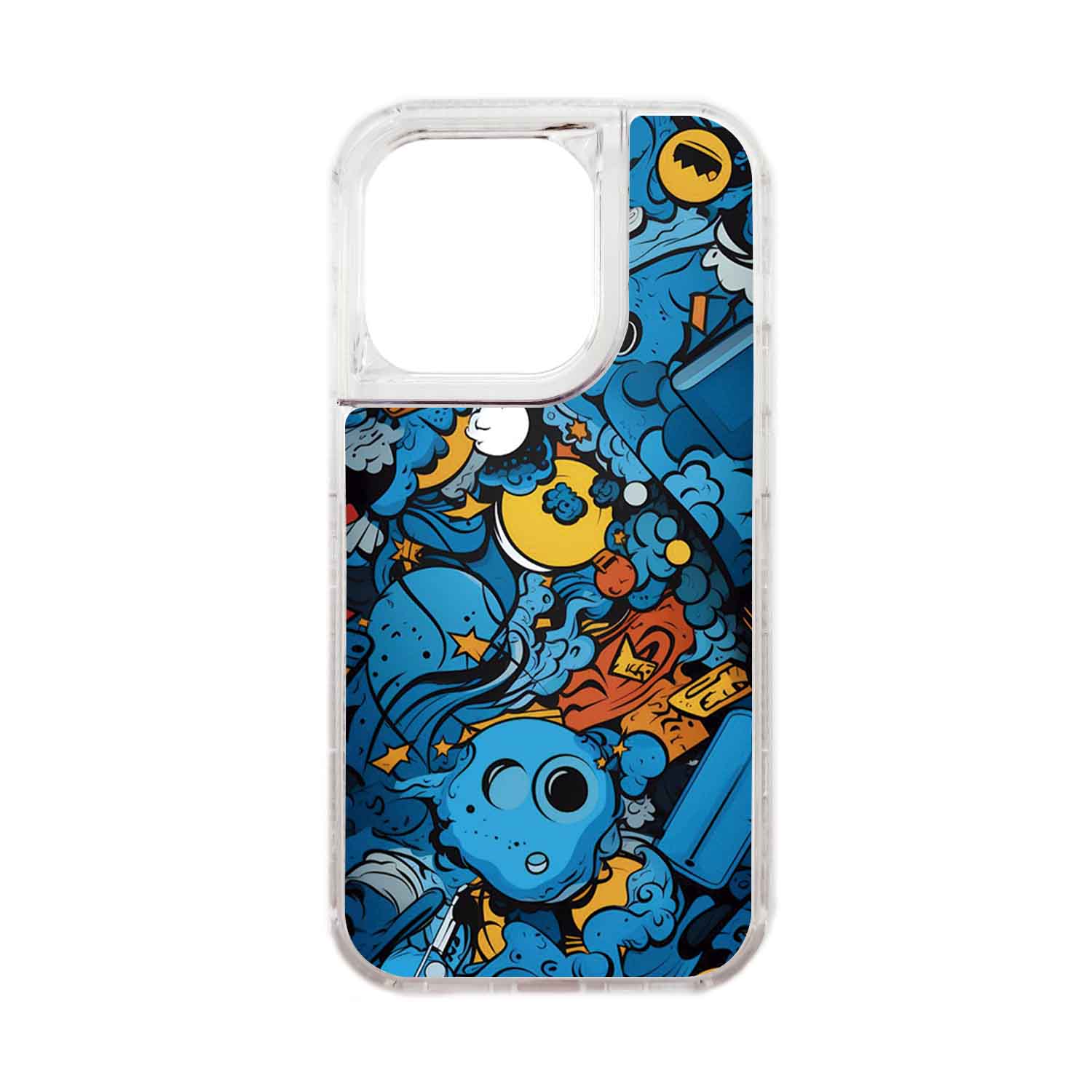 FUNDA PROTECTOR CASE 360 PARA IPHONE 15 PRO - TRANSPARENTE - 1