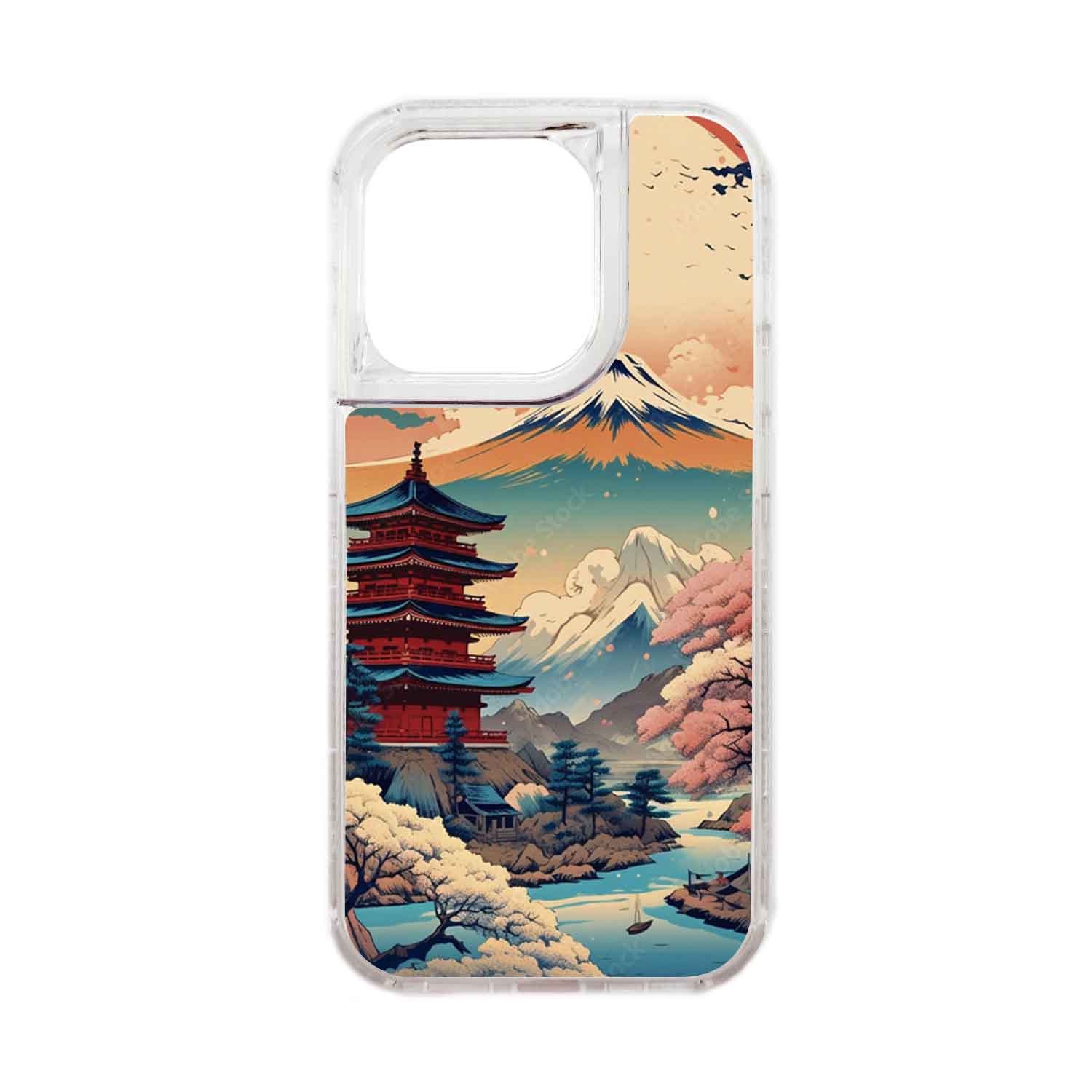 FUNDA PROTECTOR CASE 360 PARA IPHONE 15 PRO - TRANSPARENTE - 1
