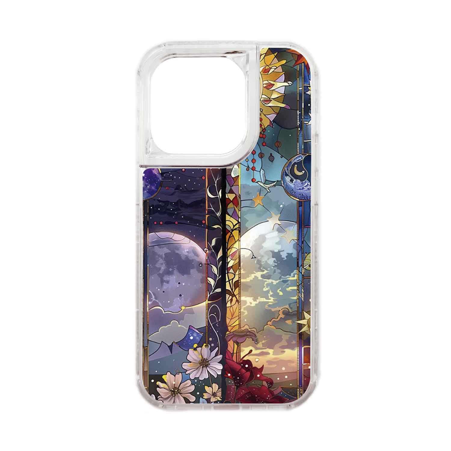 FUNDA PROTECTOR CASE 360 PARA IPHONE 15 PRO - TRANSPARENTE - 1