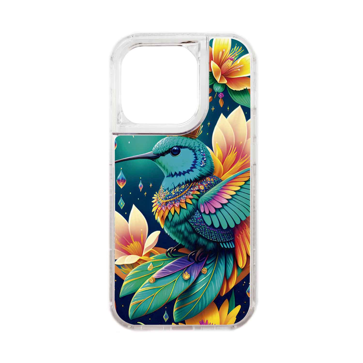 FUNDA PROTECTOR CASE 360 PARA IPHONE 15 PRO - TRANSPARENTE - 1