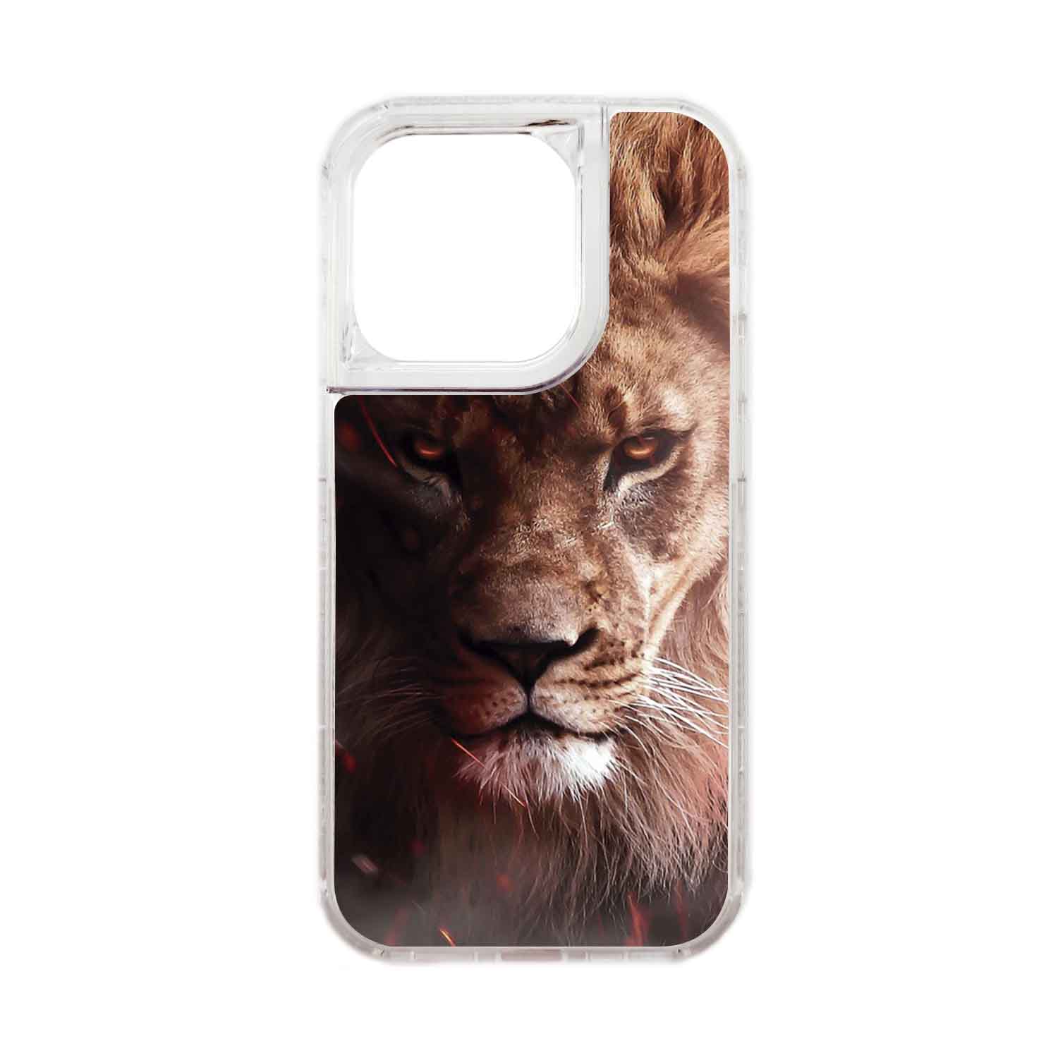 FUNDA PROTECTOR CASE 360 PARA IPHONE 15 PRO - TRANSPARENTE - 1