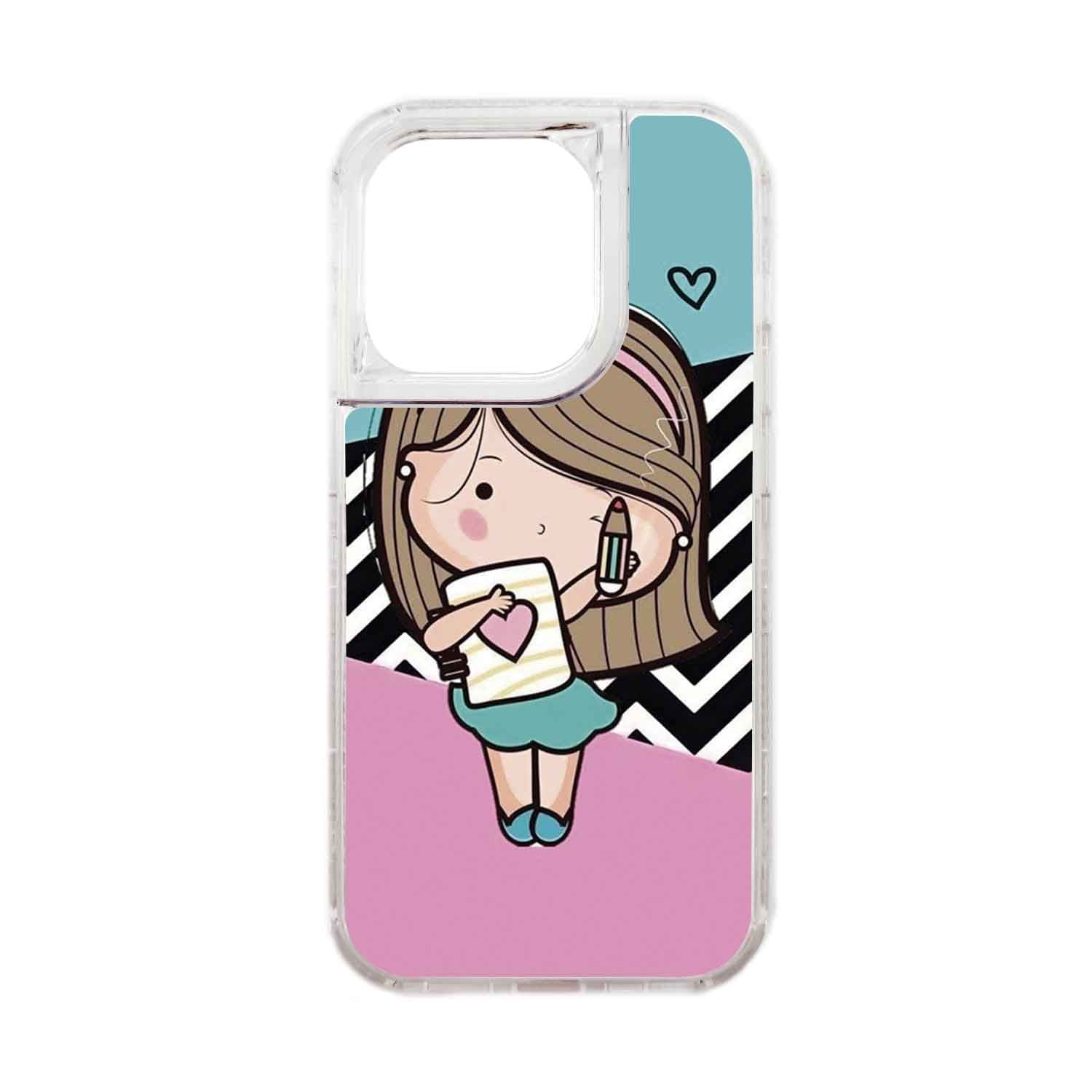 FUNDA PROTECTOR CASE 360 PARA IPHONE 15 PRO - TRANSPARENTE - 1
