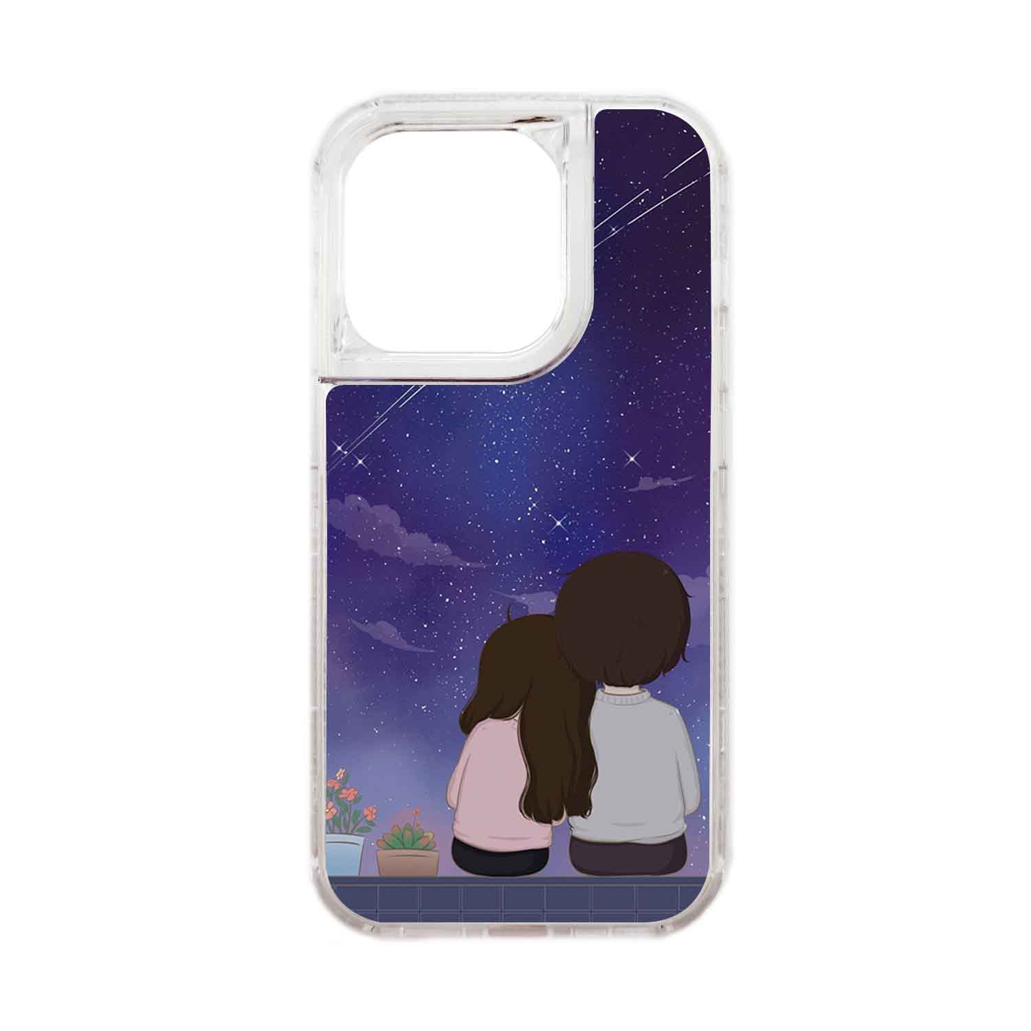 FUNDA PROTECTOR CASE 360 PARA IPHONE 15 PRO - TRANSPARENTE - 1