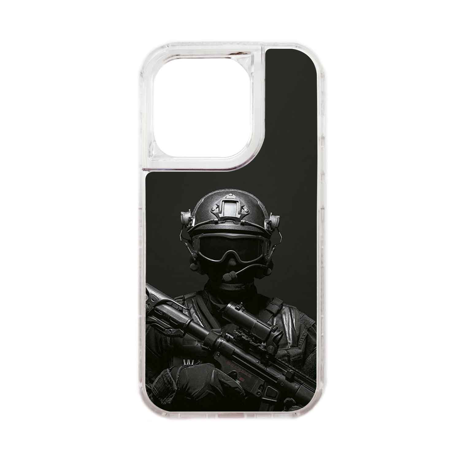 FUNDA PROTECTOR CASE 360 PARA IPHONE 15 PRO - TRANSPARENTE - 1