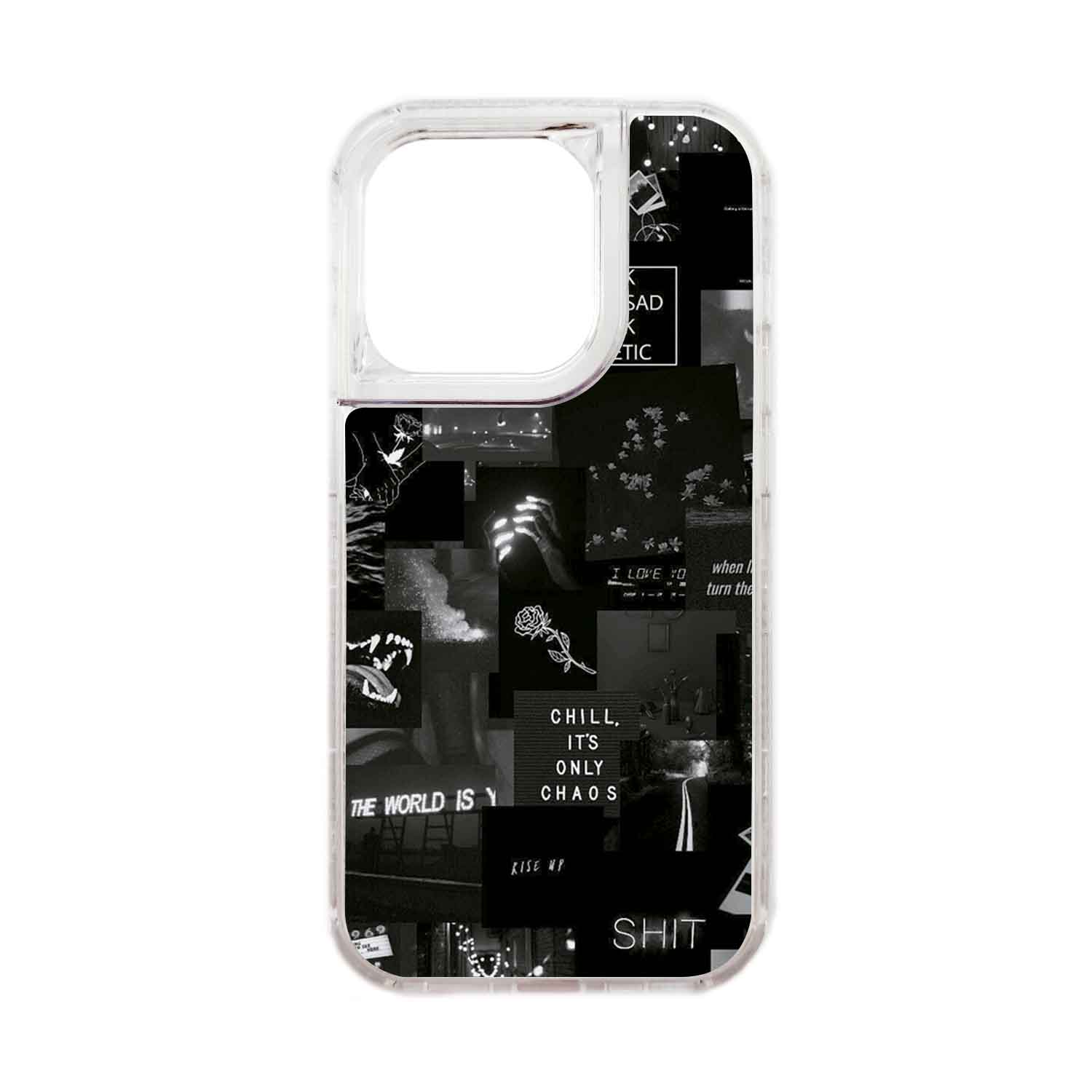 FUNDA PROTECTOR CASE 360 PARA IPHONE 15 PRO - TRANSPARENTE - 1