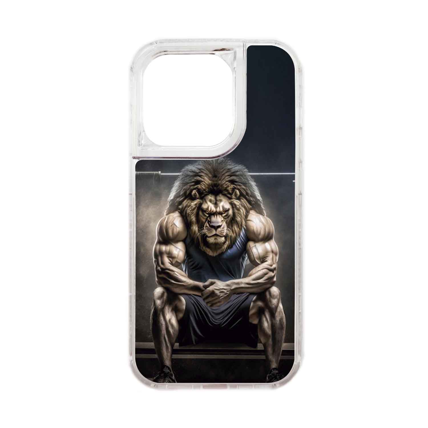 FUNDA PROTECTOR CASE 360 PARA IPHONE 15 PRO - TRANSPARENTE - 1
