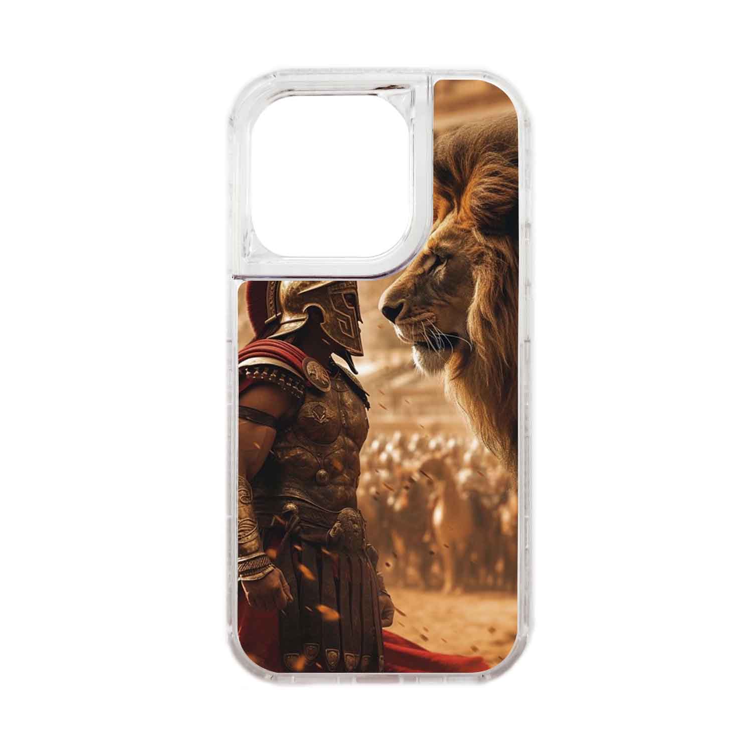 FUNDA PROTECTOR CASE 360 PARA IPHONE 15 PRO - TRANSPARENTE - 1