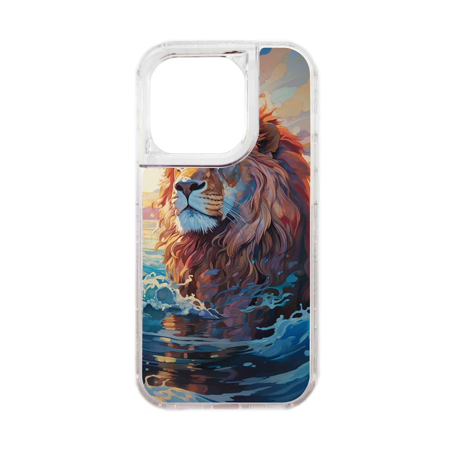 FUNDA PROTECTOR CASE 360 PARA IPHONE 15 PRO - TRANSPARENTE - 1
