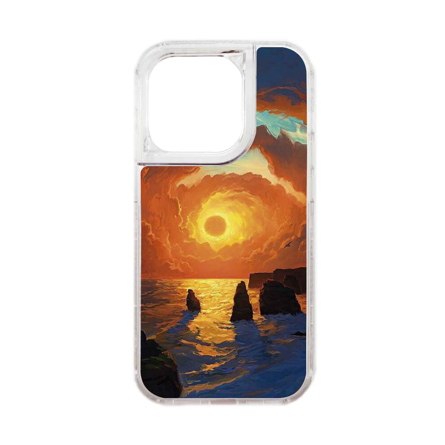 FUNDA PROTECTOR CASE 360 PARA IPHONE 15 PRO - TRANSPARENTE - 1
