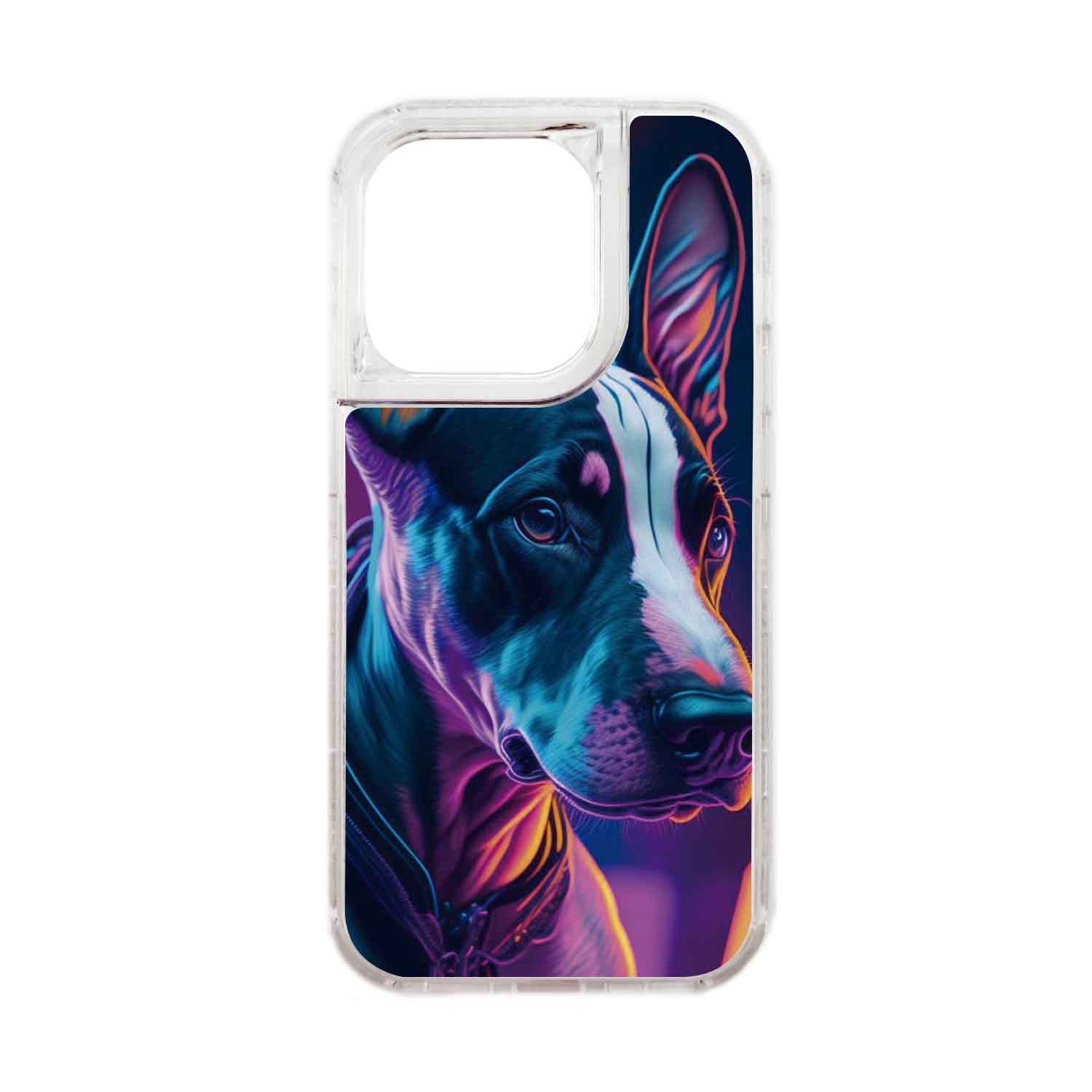 FUNDA PROTECTOR CASE 360 PARA IPHONE 15 PRO - TRANSPARENTE - 1