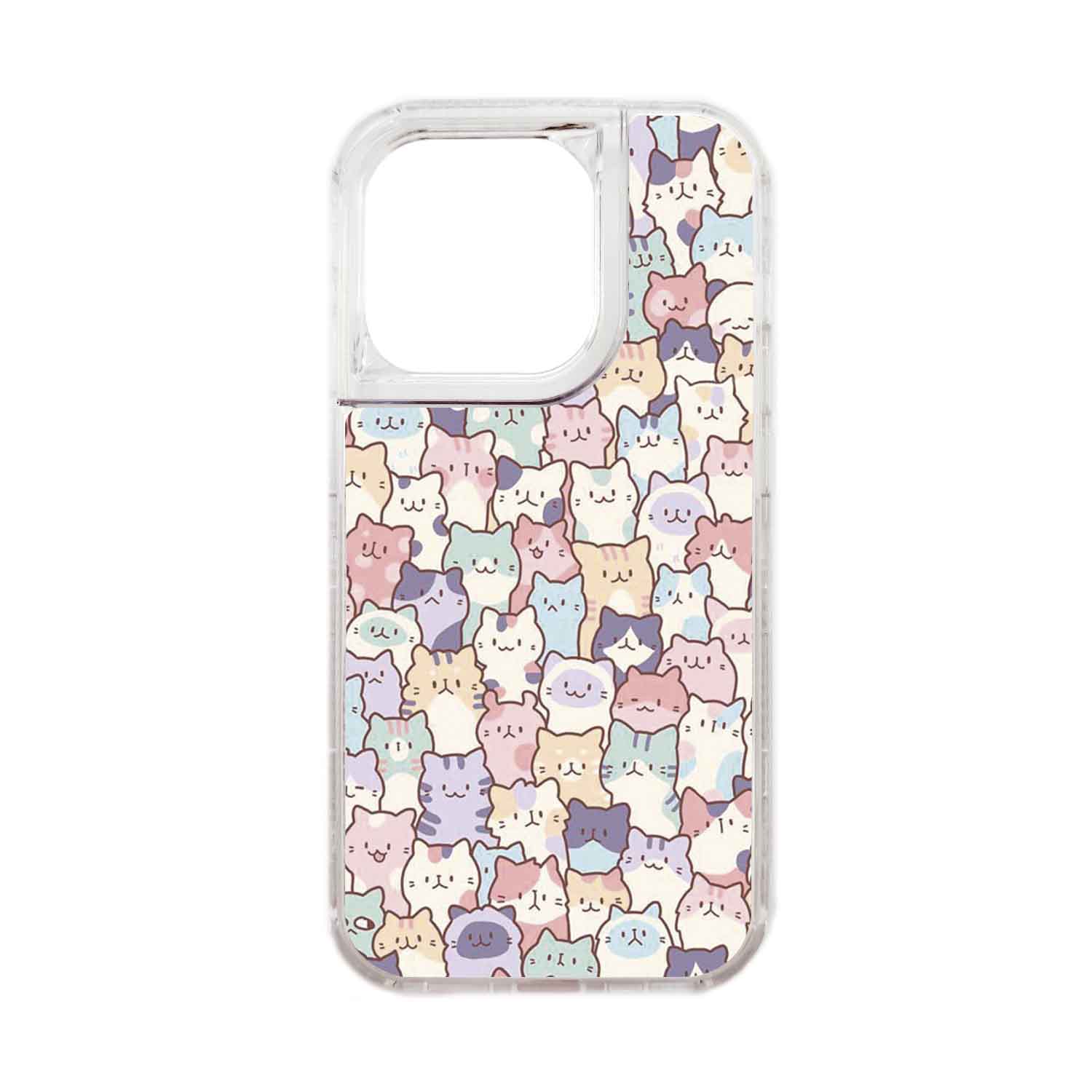 FUNDA PROTECTOR CASE 360 PARA IPHONE 15 PRO - TRANSPARENTE - 1