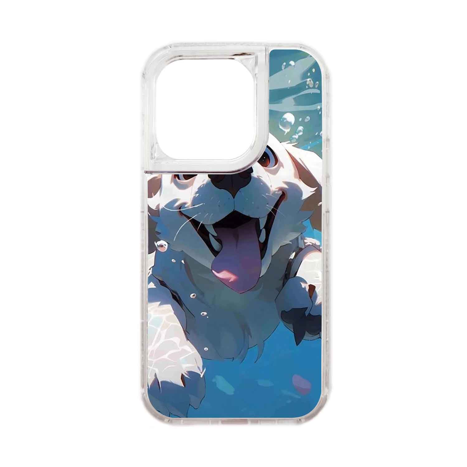 FUNDA PROTECTOR CASE 360 PARA IPHONE 15 PRO - TRANSPARENTE - 1