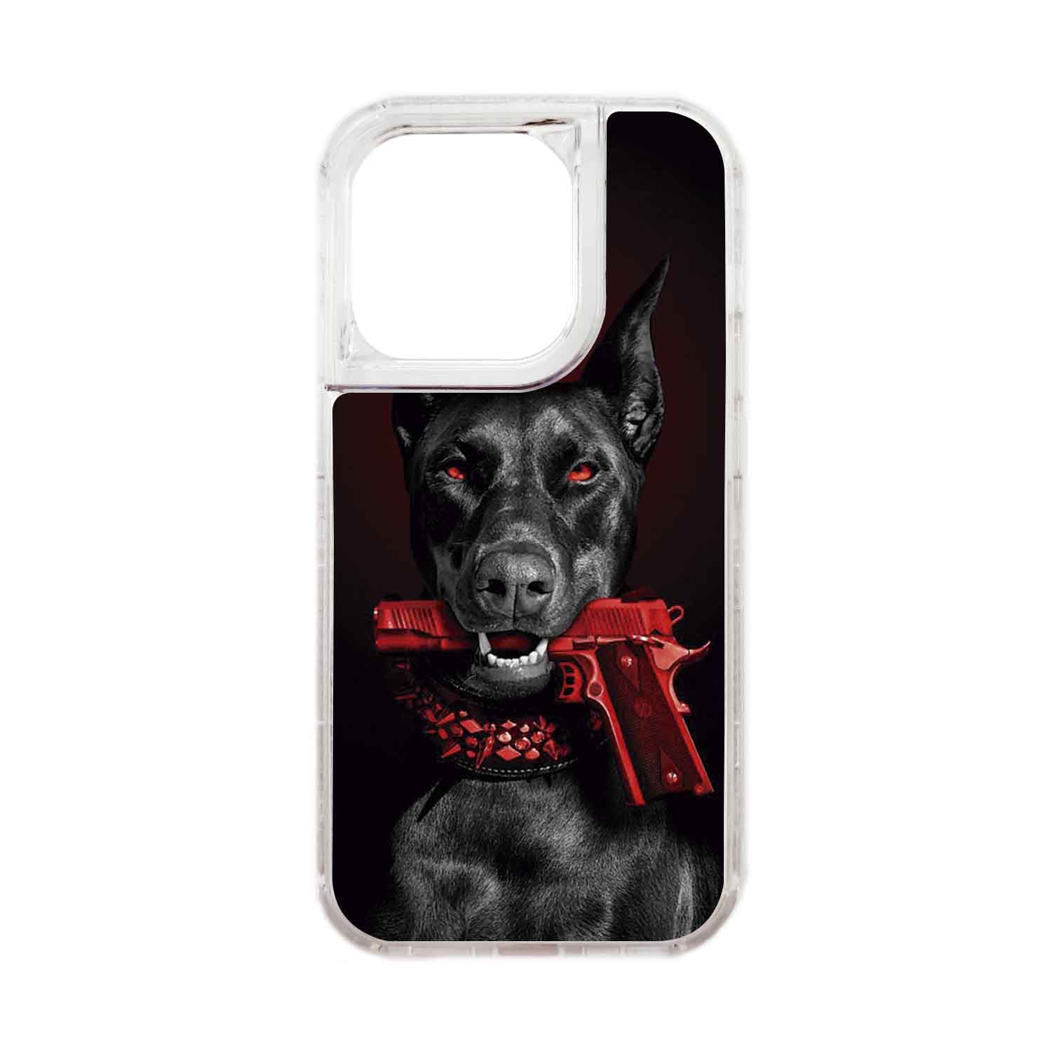 FUNDA PROTECTOR CASE 360 PARA IPHONE 15 PRO - TRANSPARENTE - 1