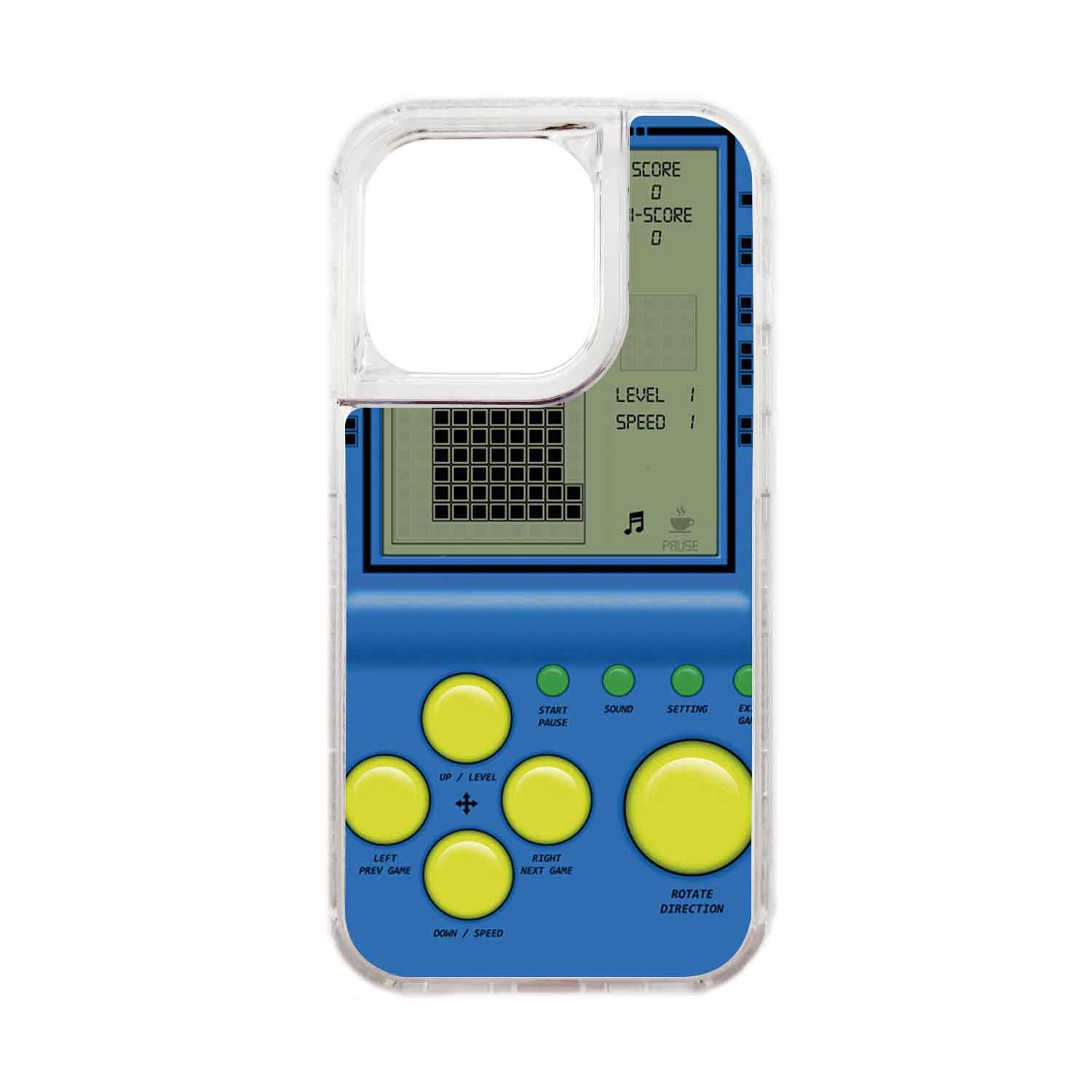 FUNDA PROTECTOR CASE 360 PARA IPHONE 15 PRO - TRANSPARENTE - 1