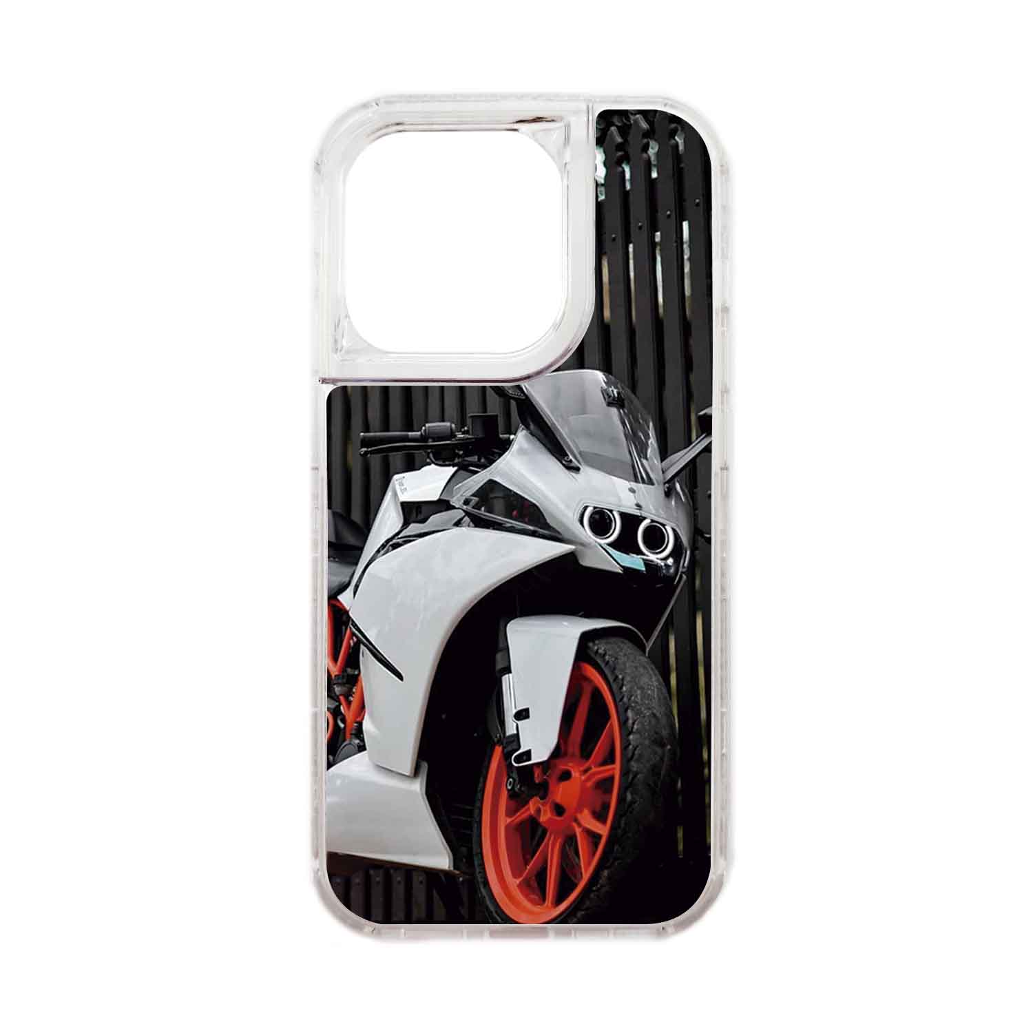 FUNDA PROTECTOR CASE 360 PARA IPHONE 15 PRO - TRANSPARENTE - 1