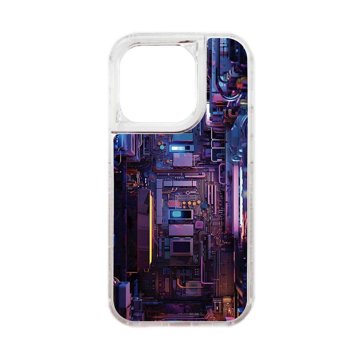 FUNDA PROTECTOR CASE 360 PARA IPHONE 15 PRO - TRANSPARENTE - 1