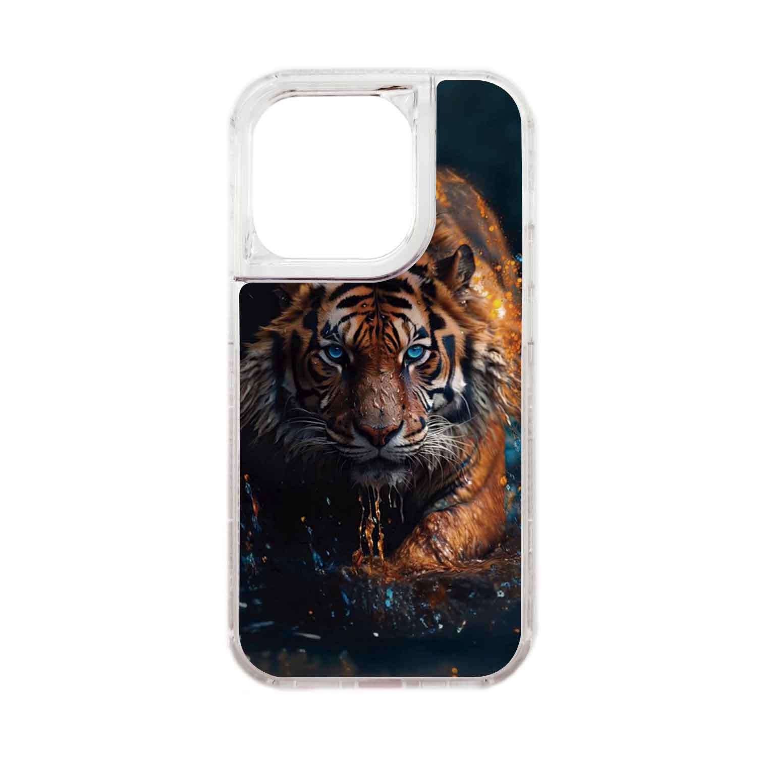 FUNDA PROTECTOR CASE 360 PARA IPHONE 15 PRO - TRANSPARENTE - 1