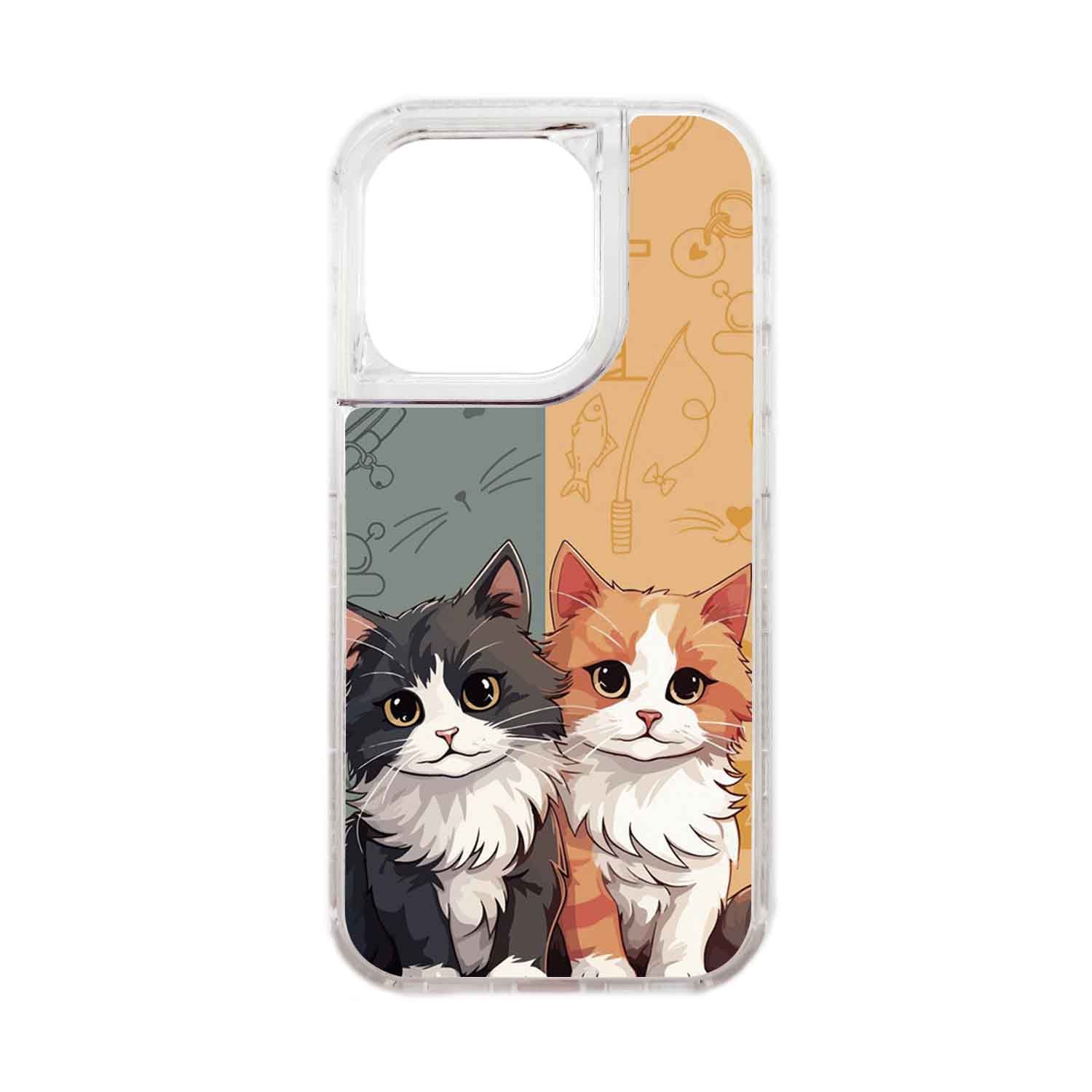 FUNDA PROTECTOR CASE 360 PARA IPHONE 15 PRO - TRANSPARENTE - 1