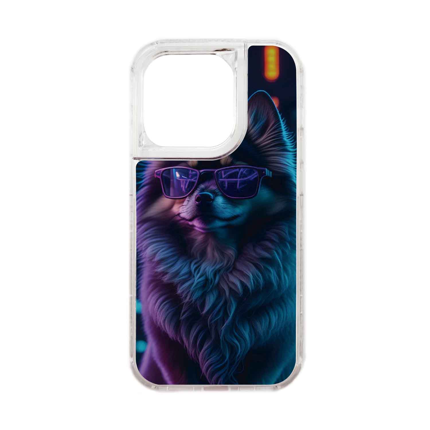 FUNDA PROTECTOR CASE 360 PARA IPHONE 15 PRO - TRANSPARENTE - 1