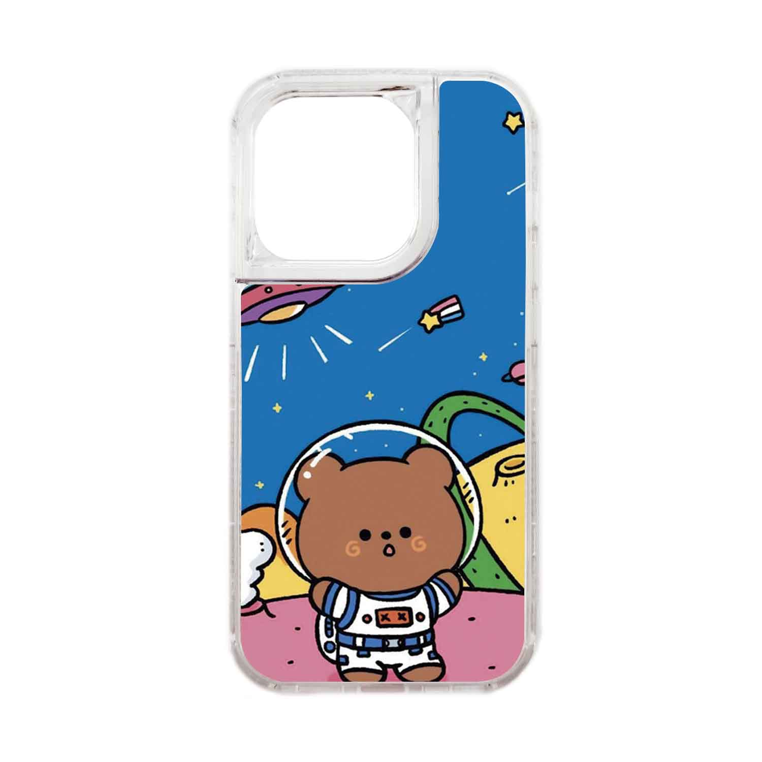 FUNDA PROTECTOR CASE 360 PARA IPHONE 15 PRO - TRANSPARENTE - 1