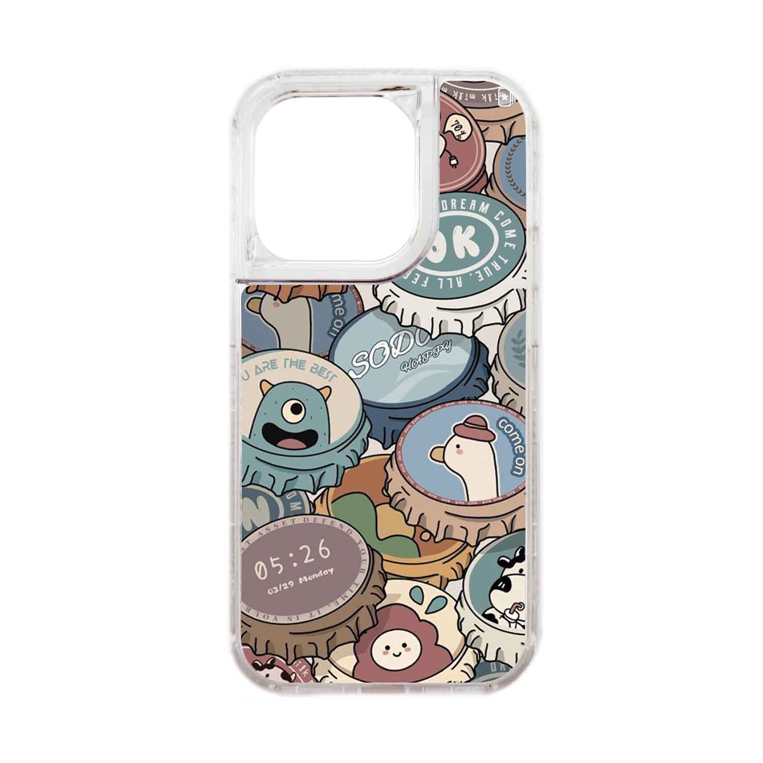 FUNDA PROTECTOR CASE 360 PARA IPHONE 15 PRO - TRANSPARENTE - 1