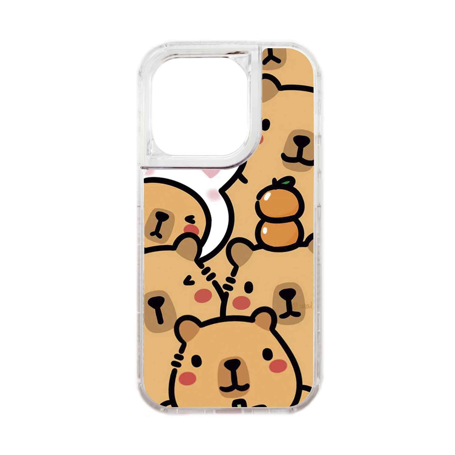 FUNDA PROTECTOR CASE 360 PARA IPHONE 15 PRO - TRANSPARENTE - 1